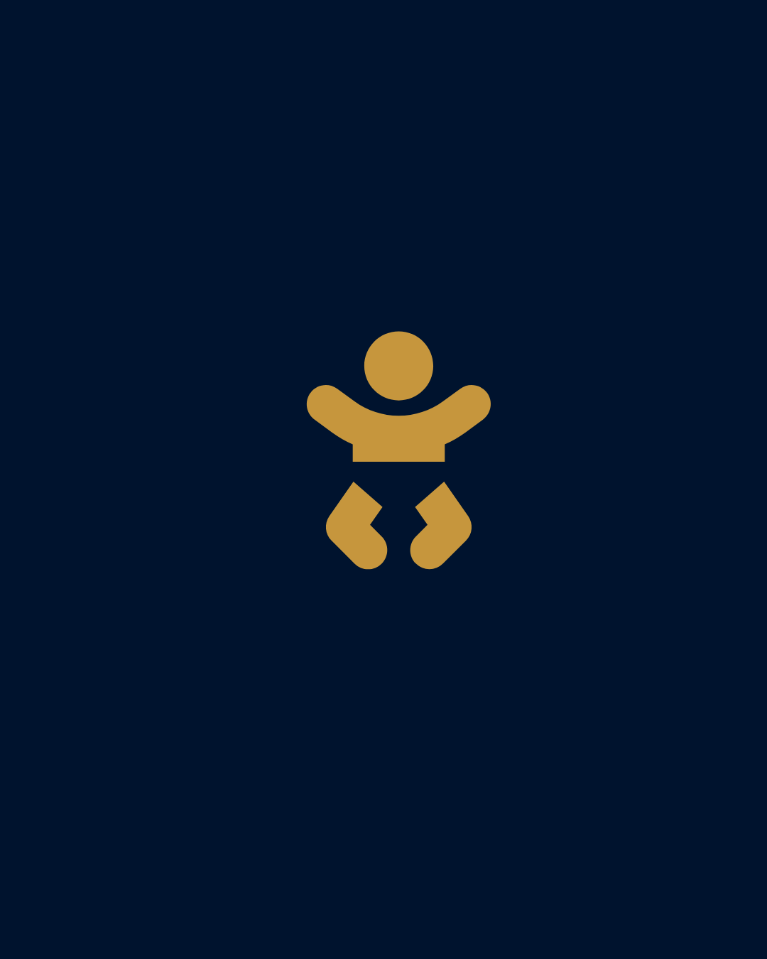 Icon of a baby in a star shape on a dark background.