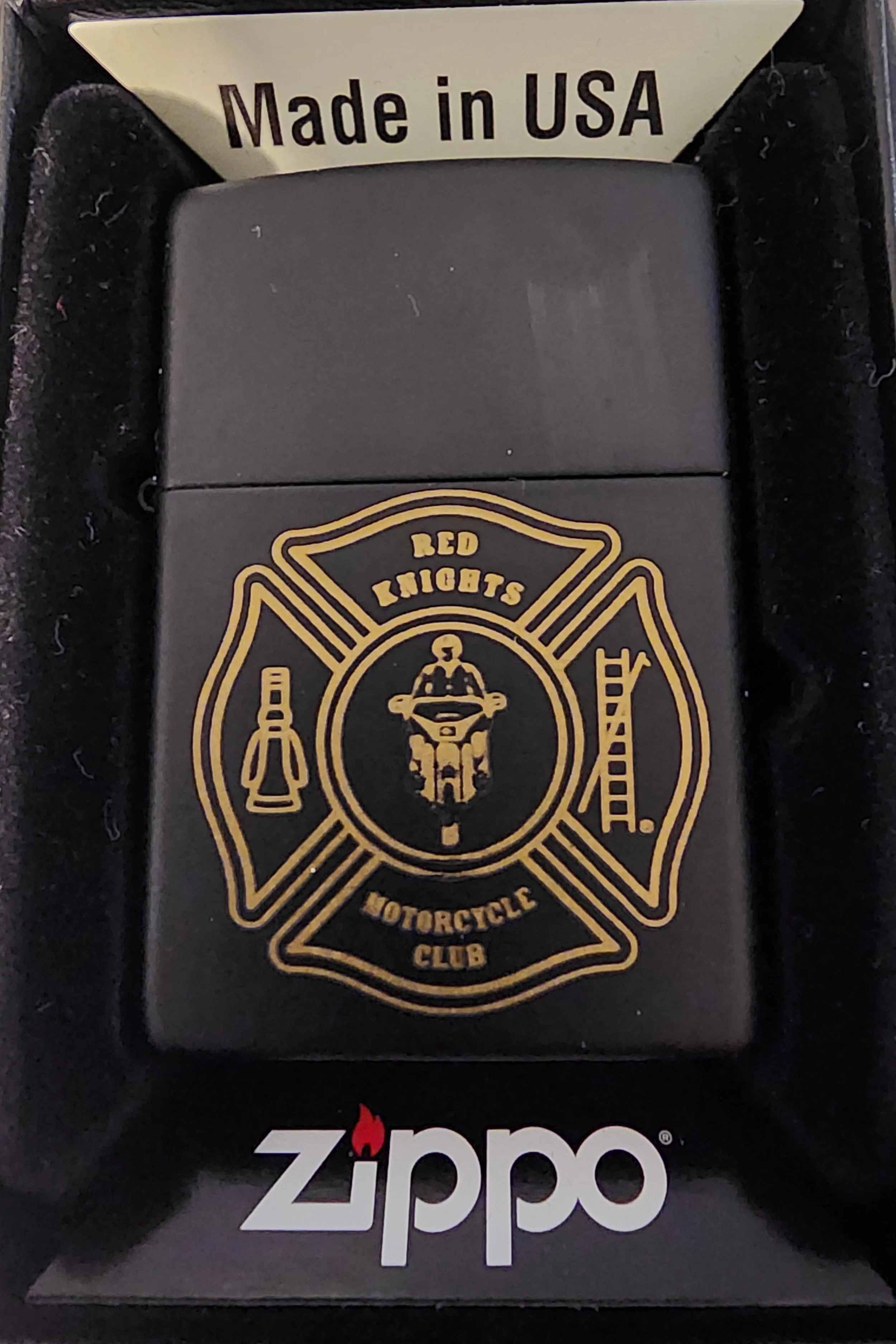 RED KNIGHTS ZIPPO LIGHTER