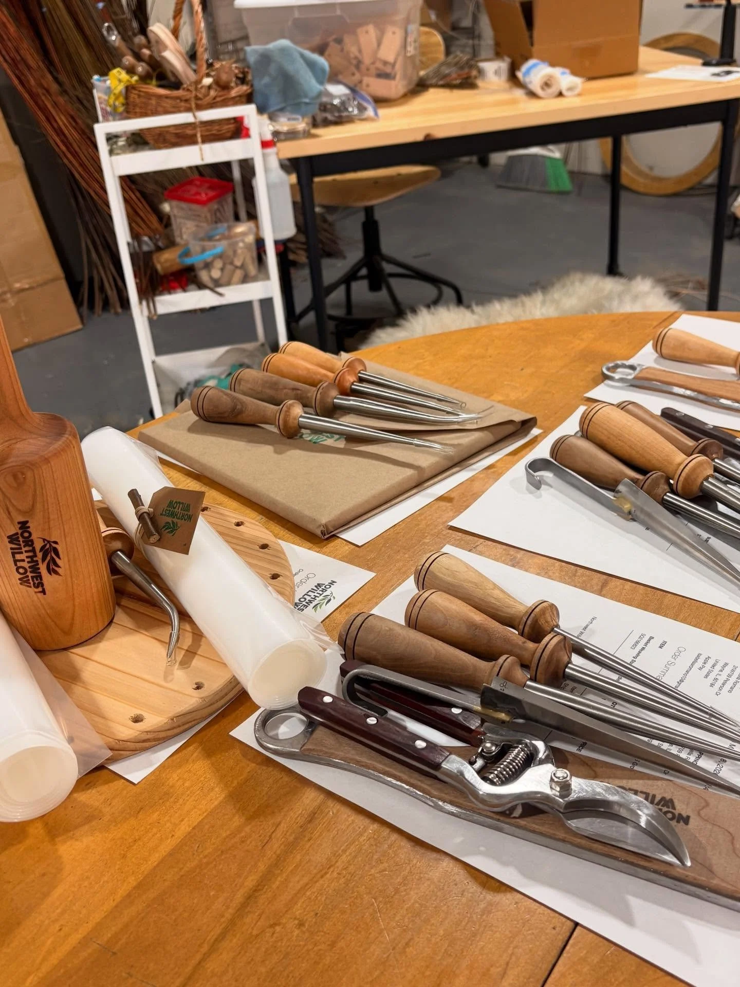 Huzzah! With the exception of one large order, the last of the tool orders from the last two weeks are getting to the post office today. Thank you so much for all of the patience as we get the hang of making everything here in Washington. 

@hedgerow