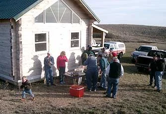 Fish fry at the Shack, Spring 07