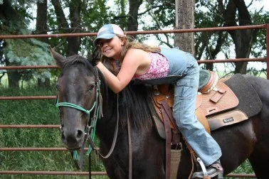 Jill and Midget - in training