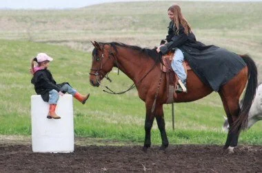 Jill, Lexi and Flash practicing