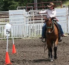 Jill Competing at the 2009 River City Shootout-CMSA Wrangler Division on Mud