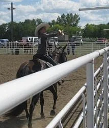 Lexi on Midget - Jousting
