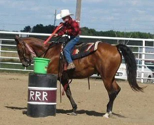 Douglas on Mud - Flag Race