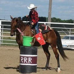 Douglas on Mud - Flag Race