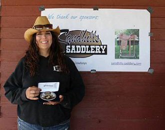 Sheri Geier-4D Champion sponsored by Sandhills Saddlery