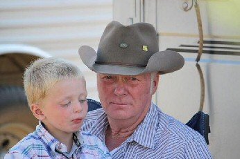 Doug and Doug watching Snuffy in the competition