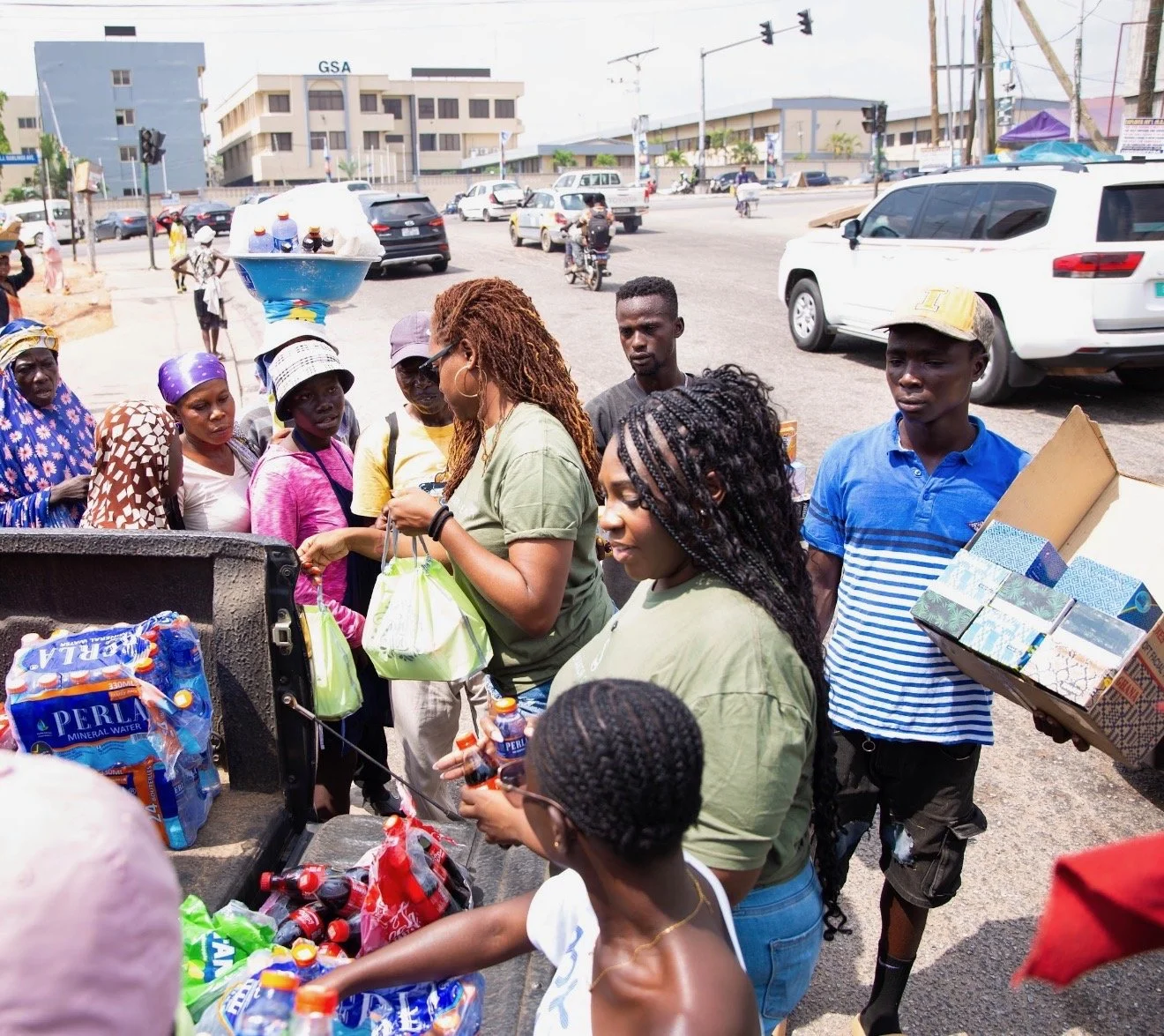 Feeding the Unhoused in Accra, Ghana.