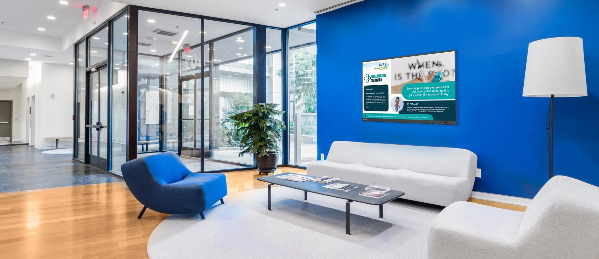 Leveraging Digital Signage in the Waiting Room: Streamlining Early Arrivals in Healthcare