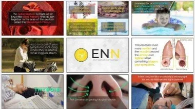 Multiple electronic devices displaying healthcare and clinic website content, including a laptop, a smartphone, and a tablet.