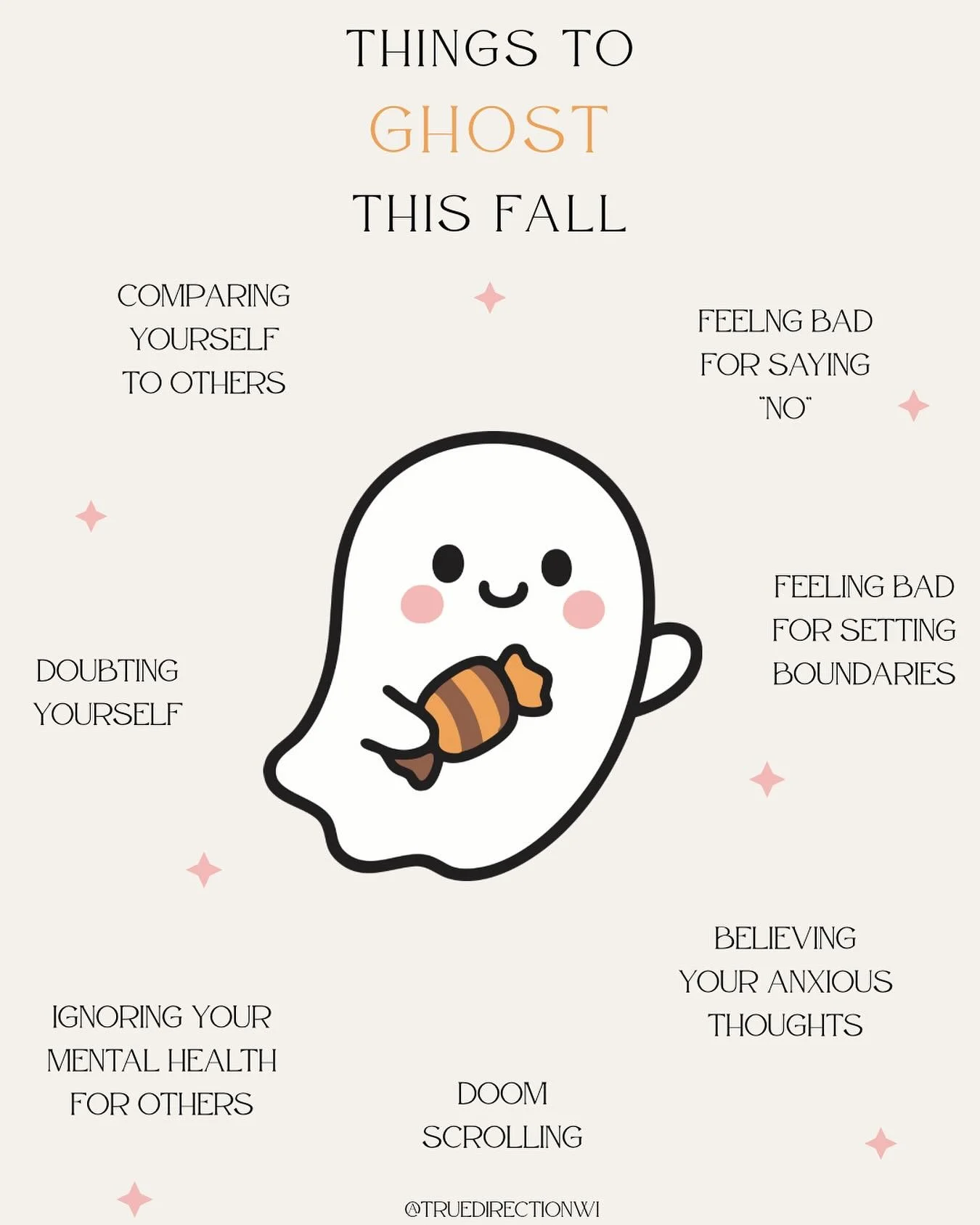 This fall, let&rsquo;s ghost the things that don&rsquo;t serve us 👻

Make this season a time to focus on self-love and self-care 🍂🧡