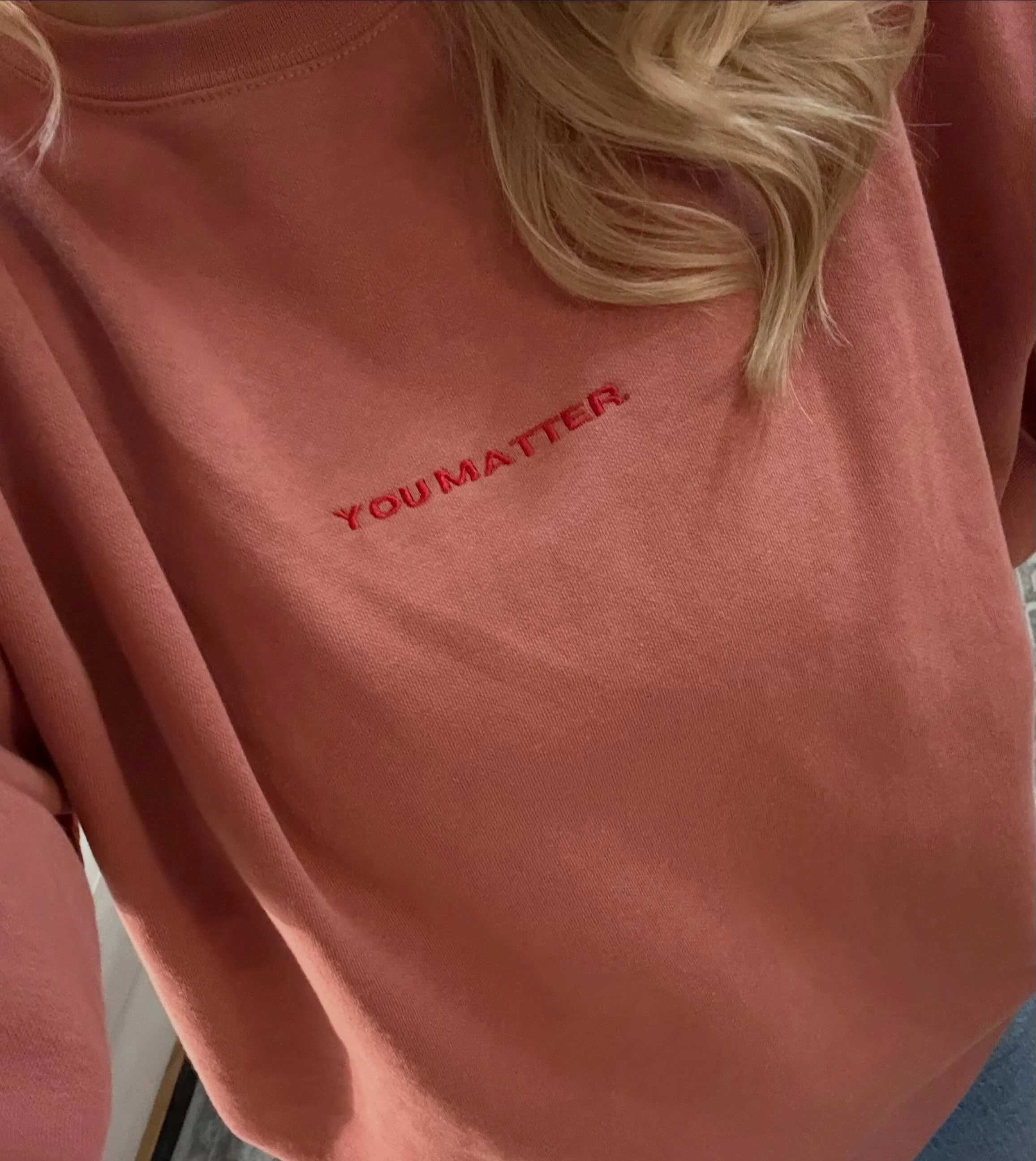Mental Health Awareness Month is almost over, but this reminder still stands: you matter. 

Your feelings matter.
Your story matters.
Your healing matters.

My sweatshirt from @bethelight_brand felt especially fitting this month 🤍

A little reminder