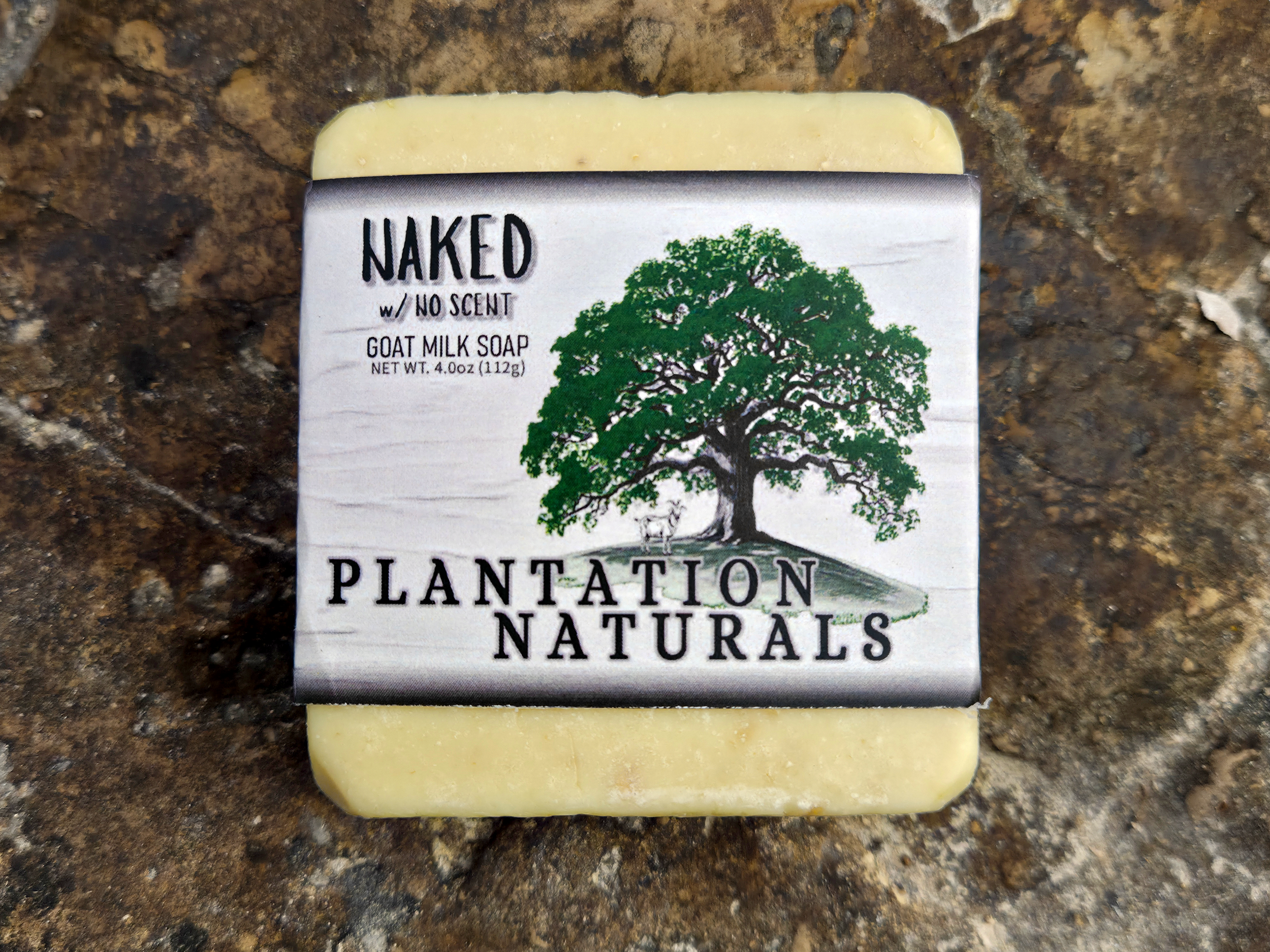 NAKED - No Scent Goat Milk Soap Bar