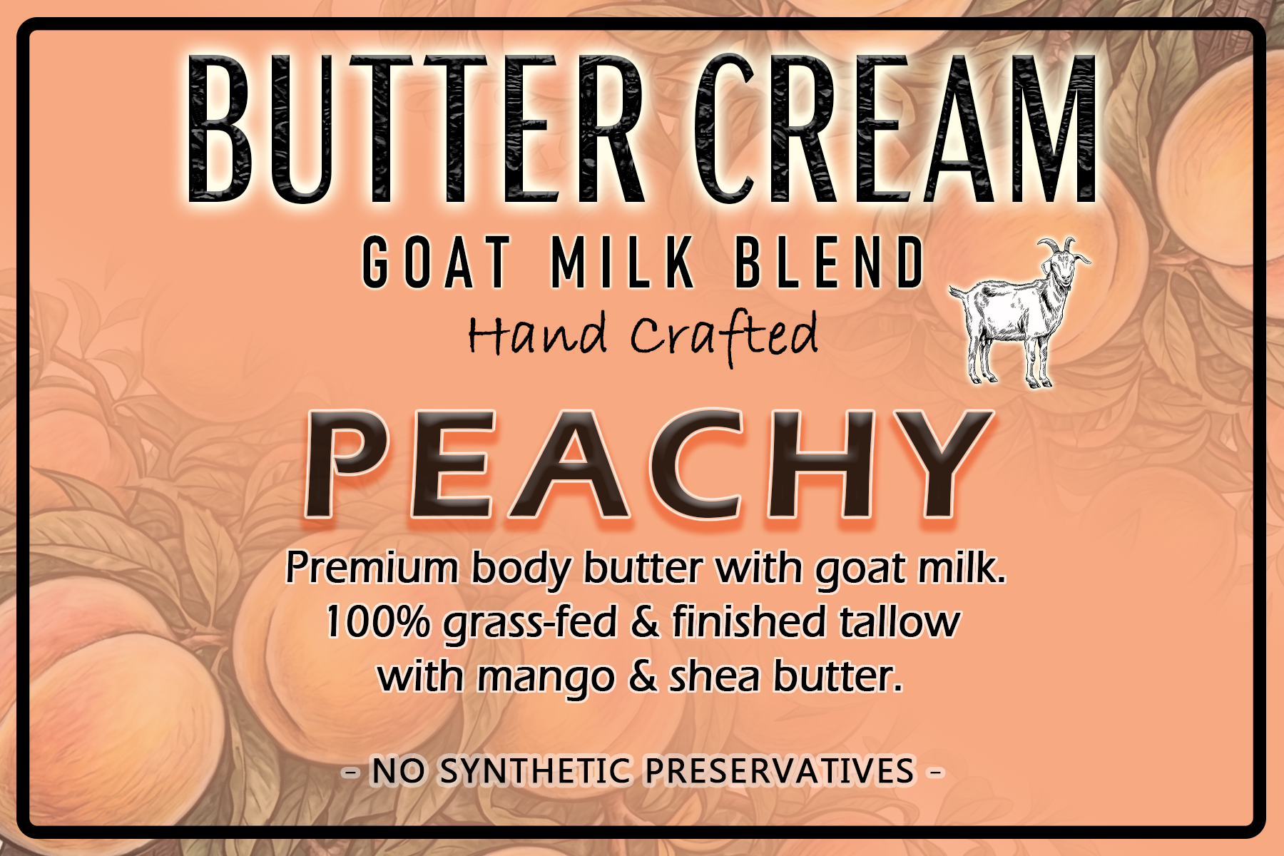 Butter Cream- Goat Milk Blend