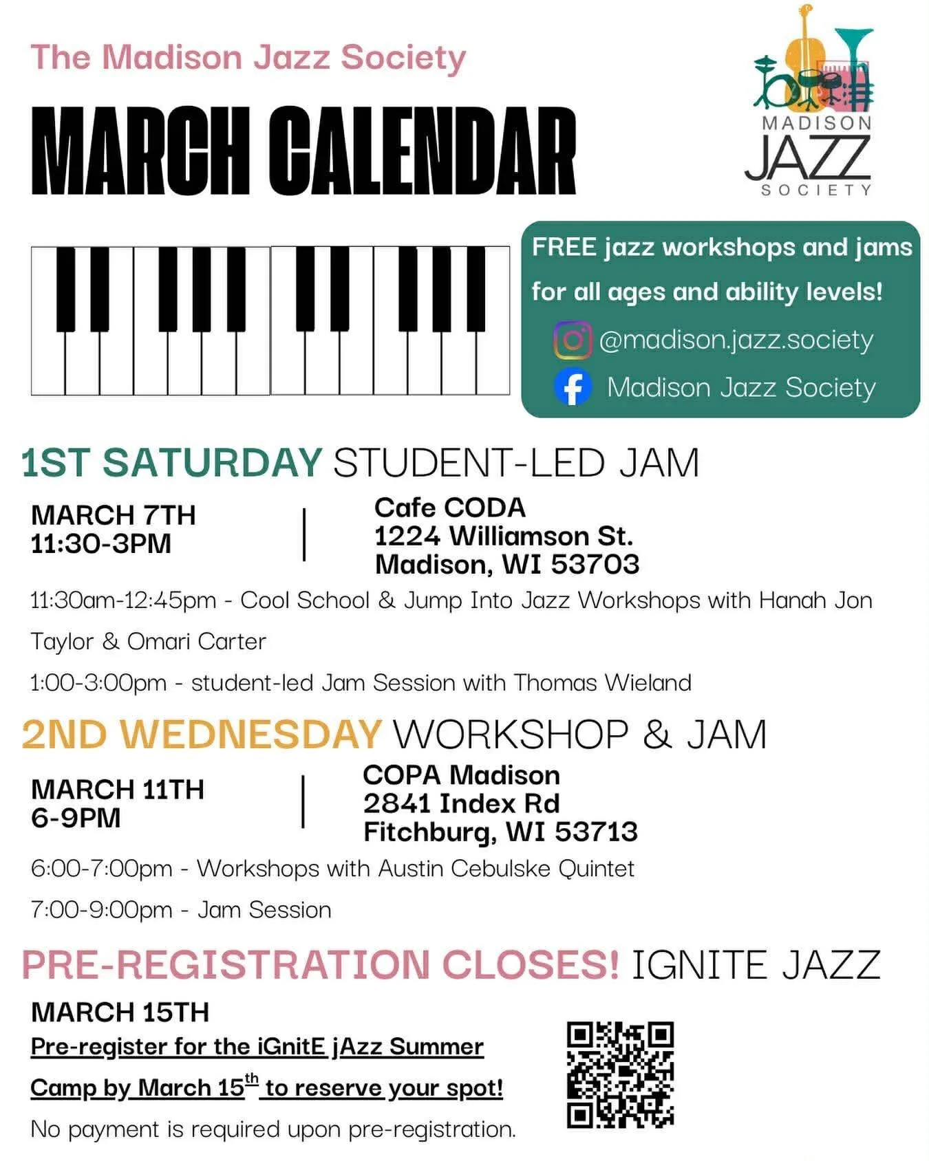 Madison Jazz Jam | FREE