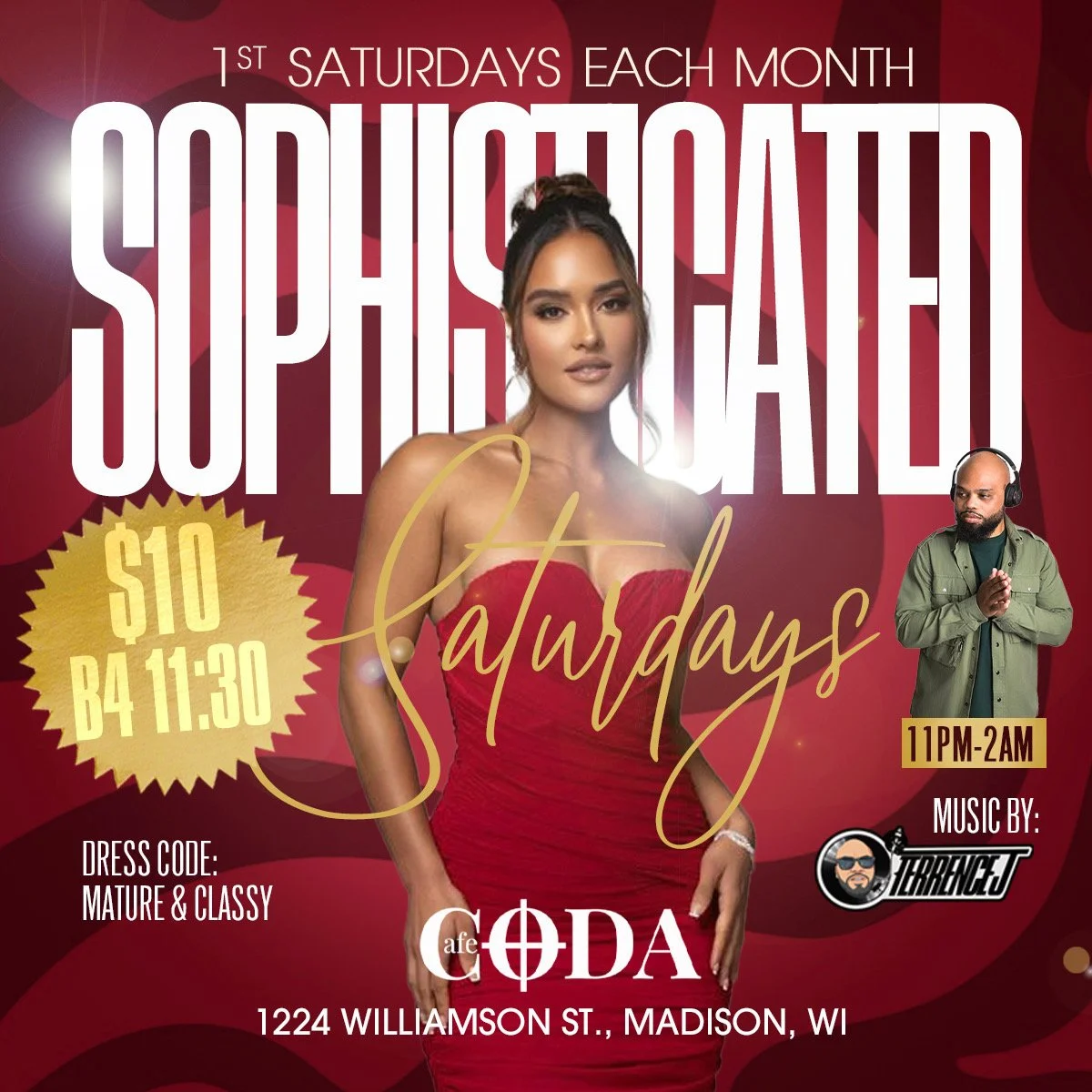 DJ Terrance DJ Saturday Night!