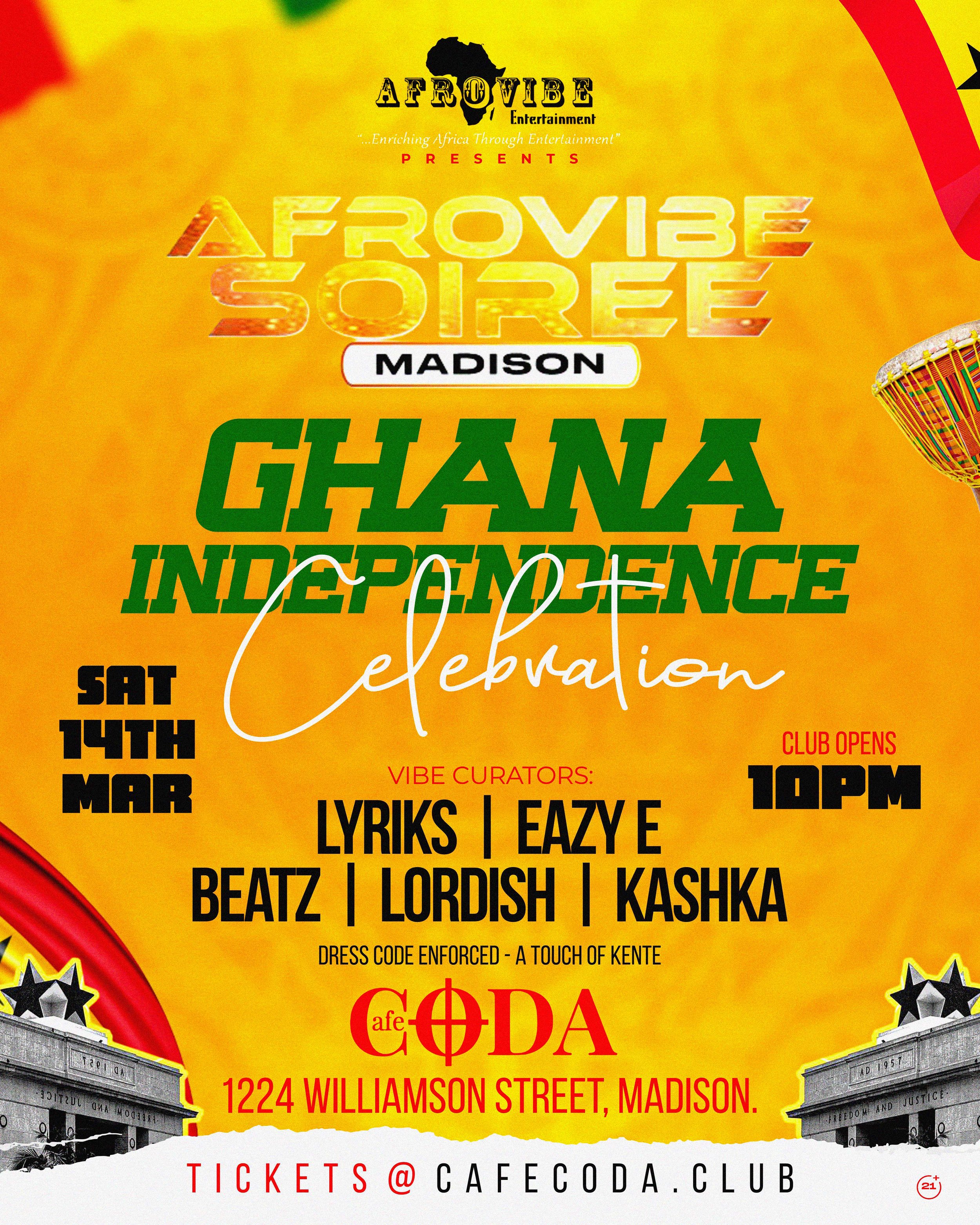 AfroVibe Soiree Saturdays