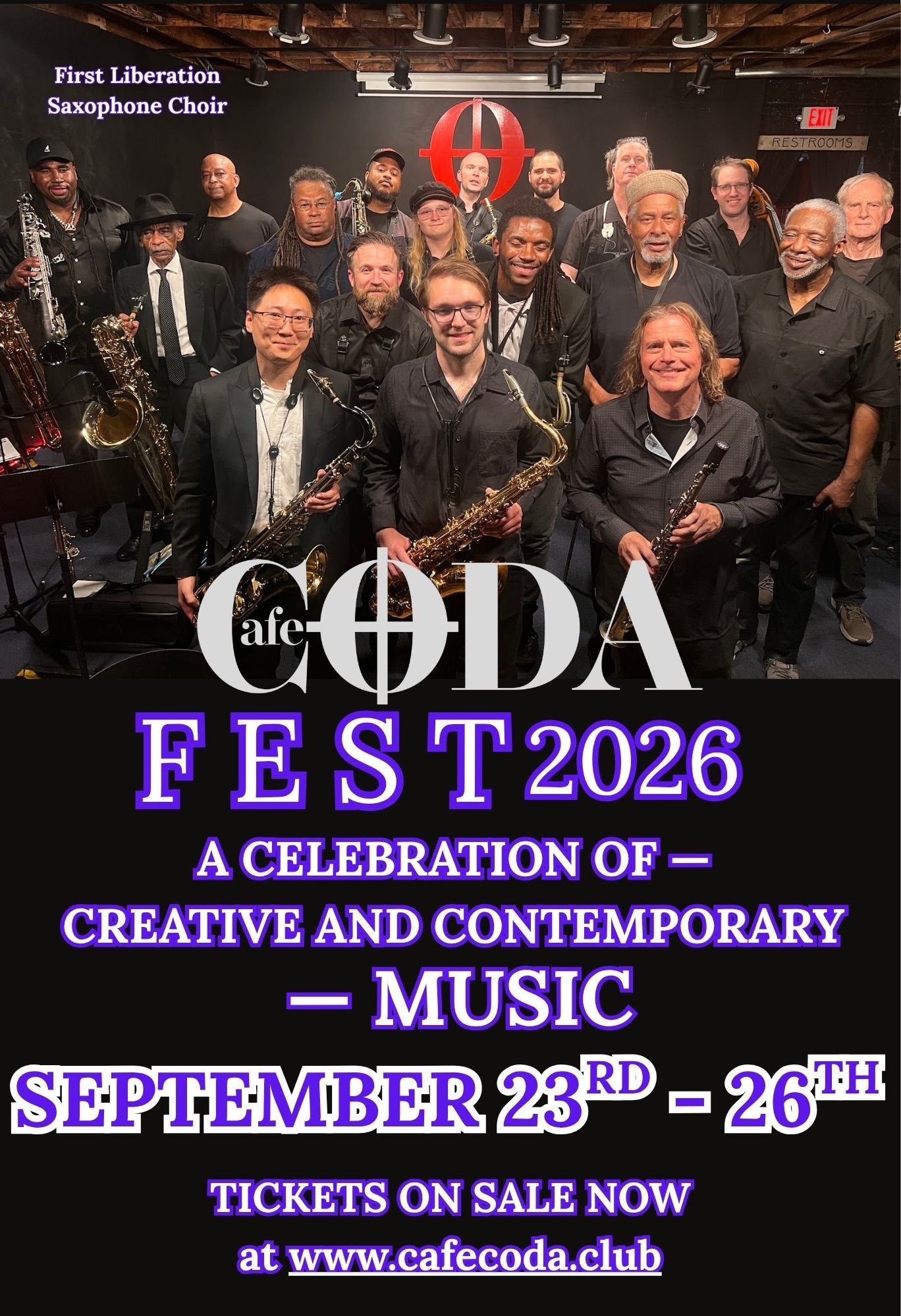 CODA Fest 2026: First Liberation Saxophone Choir
