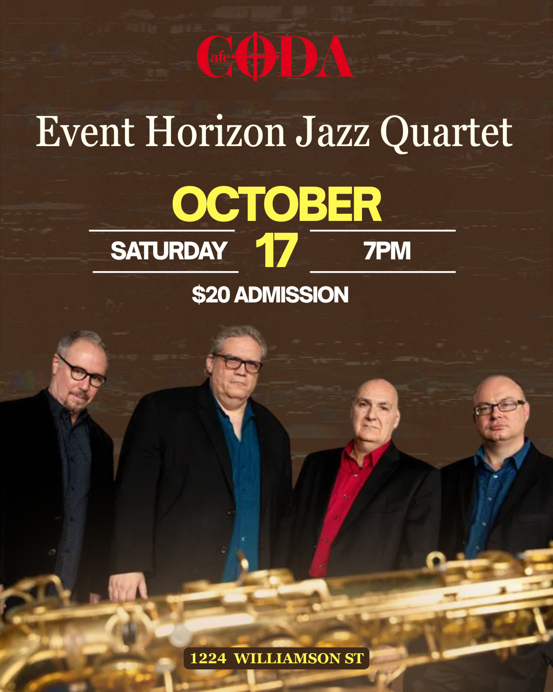 Event Horizon Jazz Quartet 10/17/26
