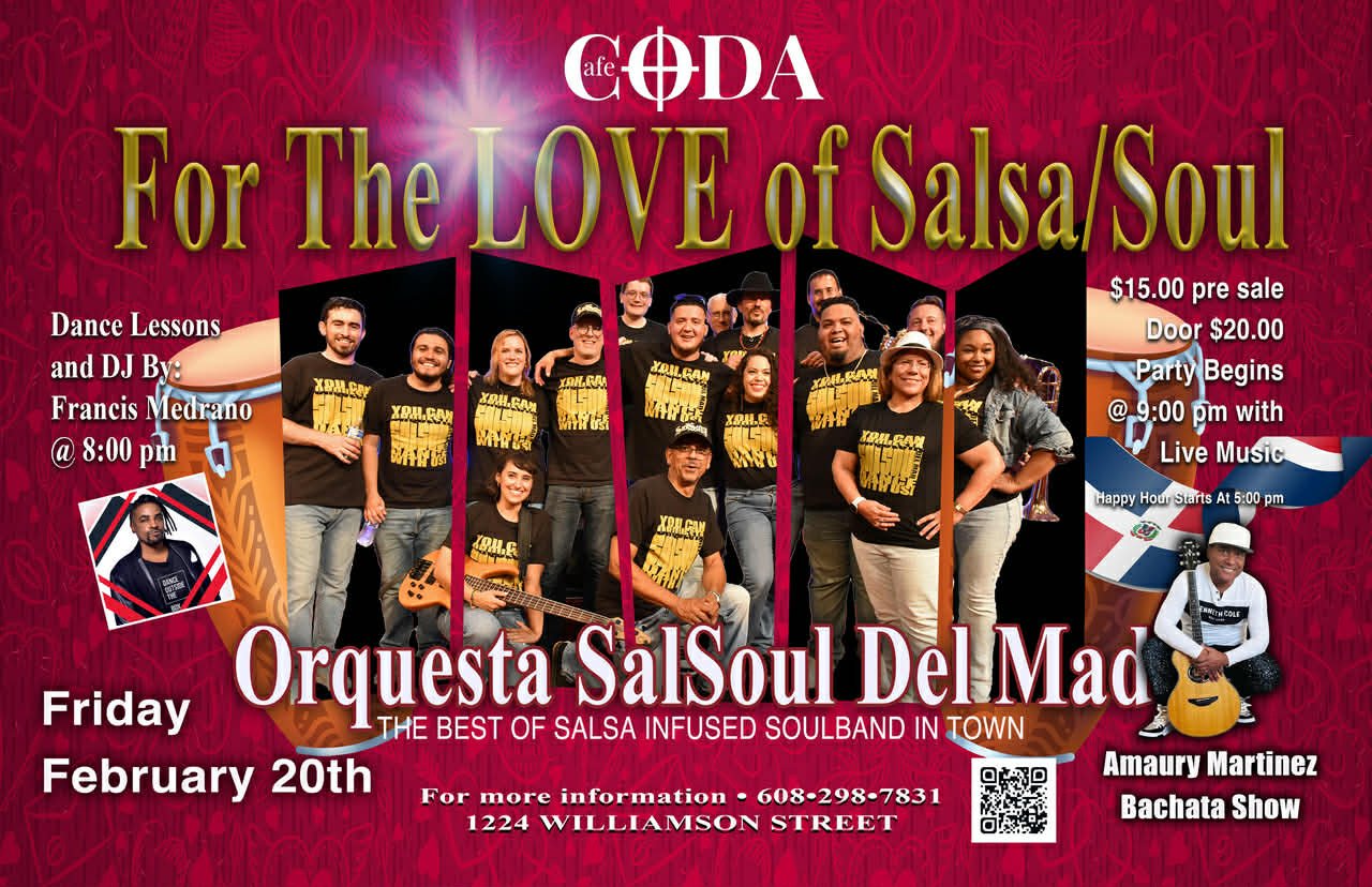 For The LOVE Of Salsa/Soul with Orquesta SalSoul Del Mad