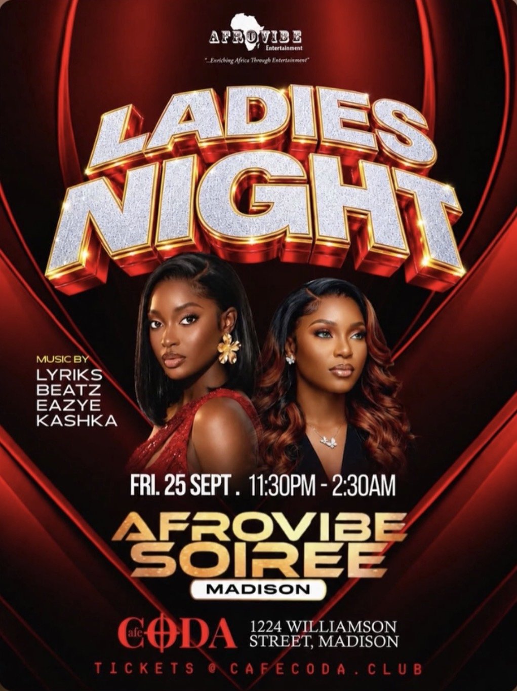 Afrovibe Soiree: Ladies Night