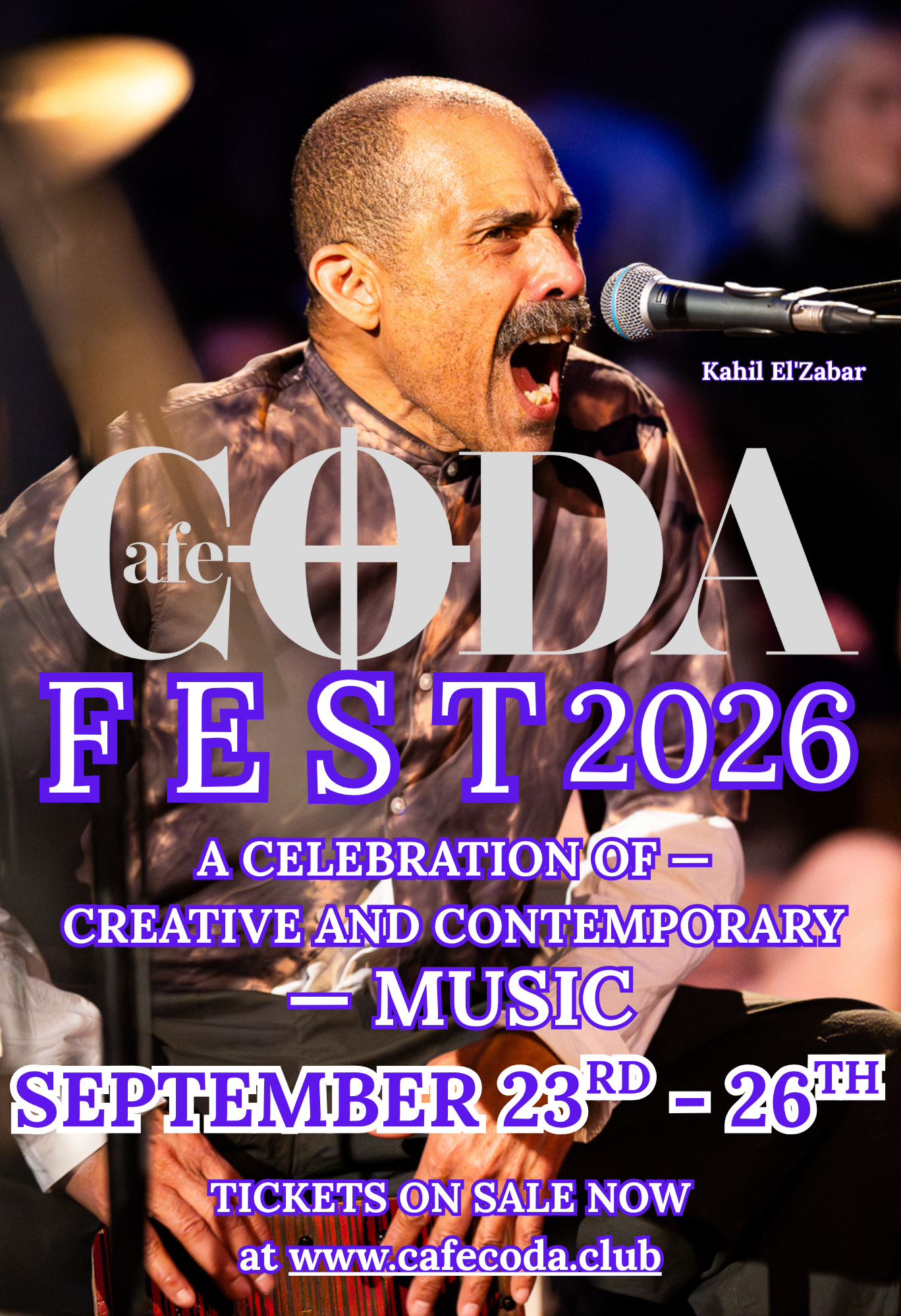 CODA Fest 2026: Kahil El'Zabar
