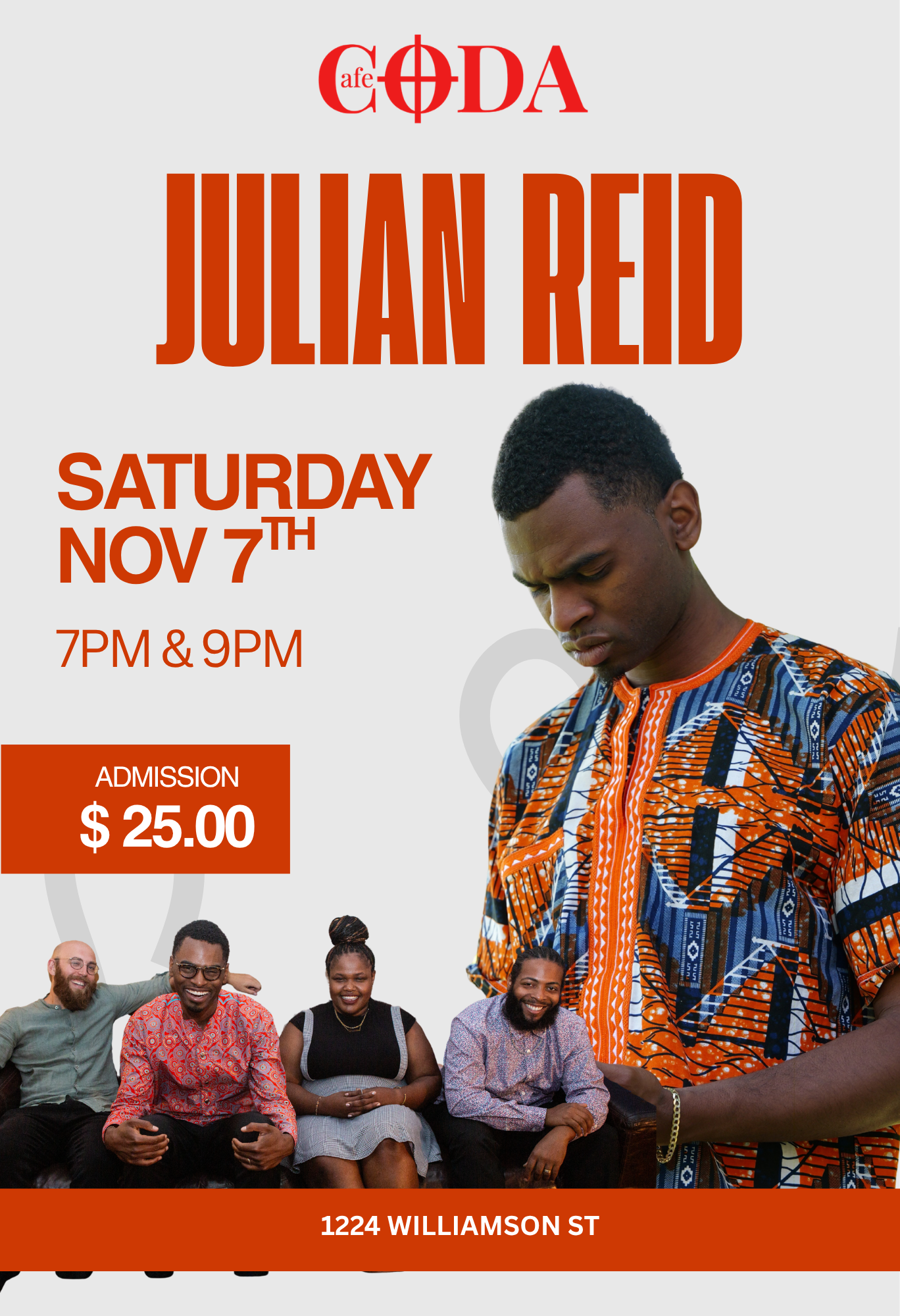 7 PM - Julian Reid 11/07/26