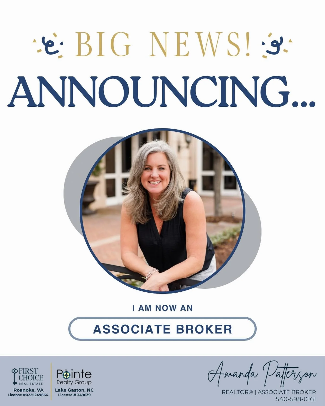 Cue the confetti 🎉✨
I did it! I&rsquo;m officially an Associate Broker!

Passing my Virginia Broker&rsquo;s Exam means I&rsquo;ve taken the next step in my real estate career. This advanced licensure goes beyond a traditional salesperson license and