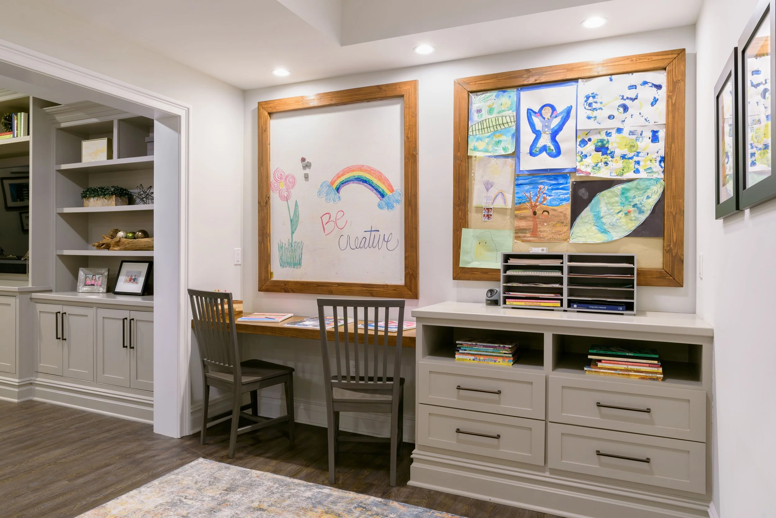 Family-friendly, elevated interior design in the Charming on Charnwood project by Melissa’s Designs.