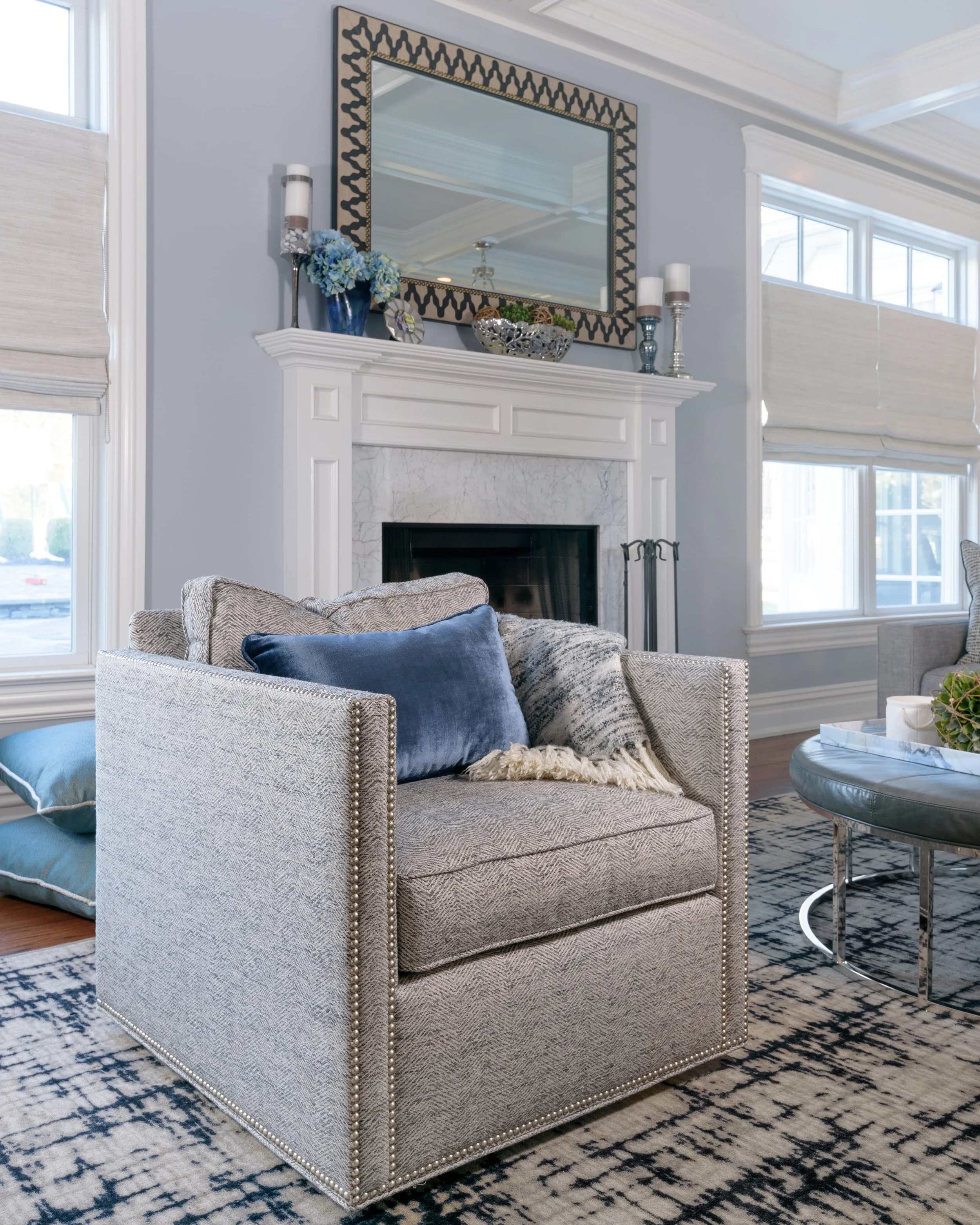 Family-friendly, elevated interior design in the Charming on Charnwood project by Melissa’s Designs.