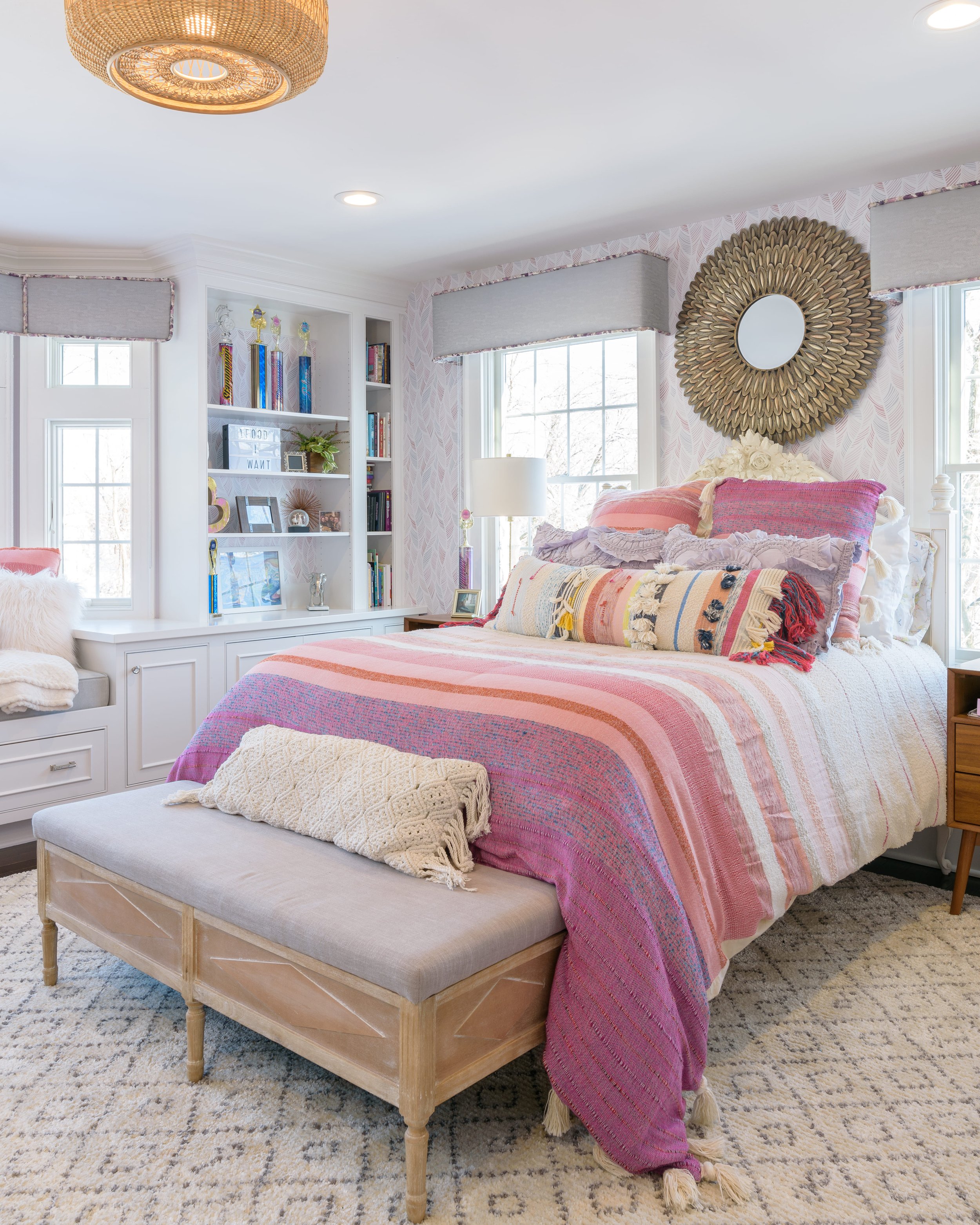 Warm, refined interiors with playful touches in the Refined on Richard project by Melissa’s Designs.