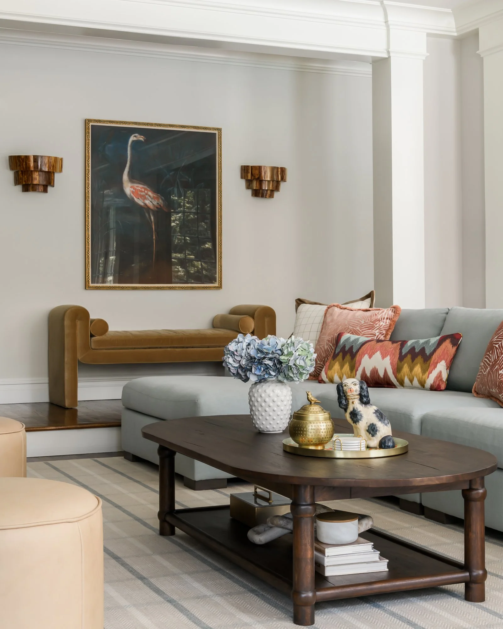 Interior design project by Melissa’s Designs featuring warm, modern, family-friendly styling.