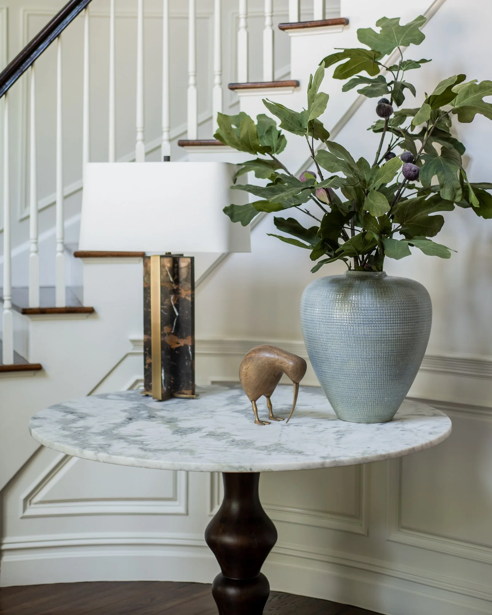 Playful, whimsical interior design with layered textures in the Old Acres Whimsy project by Melissa’s Designs.