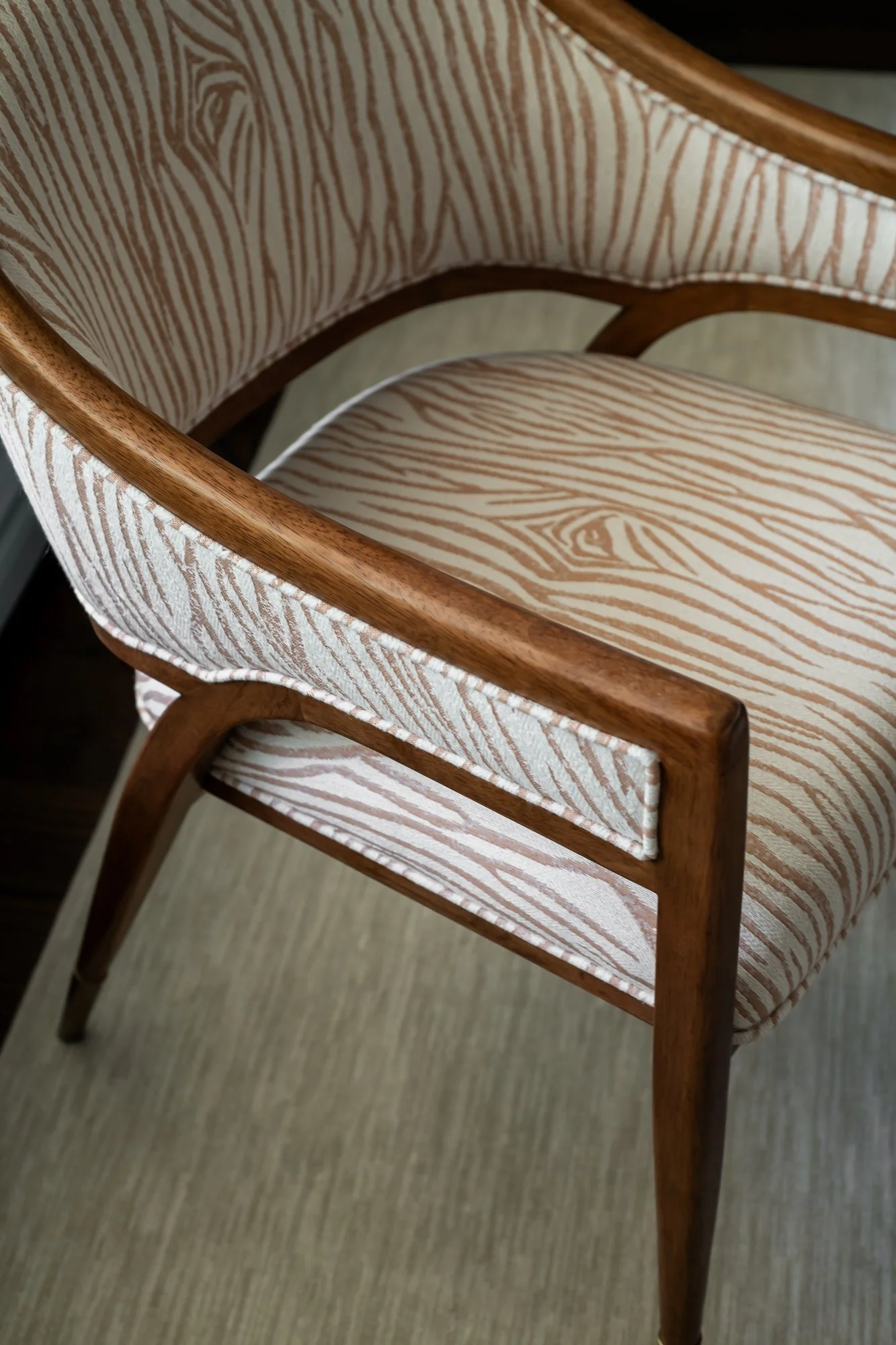 Playful, whimsical interior design with layered textures in the Old Acres Whimsy project by Melissa’s Designs.