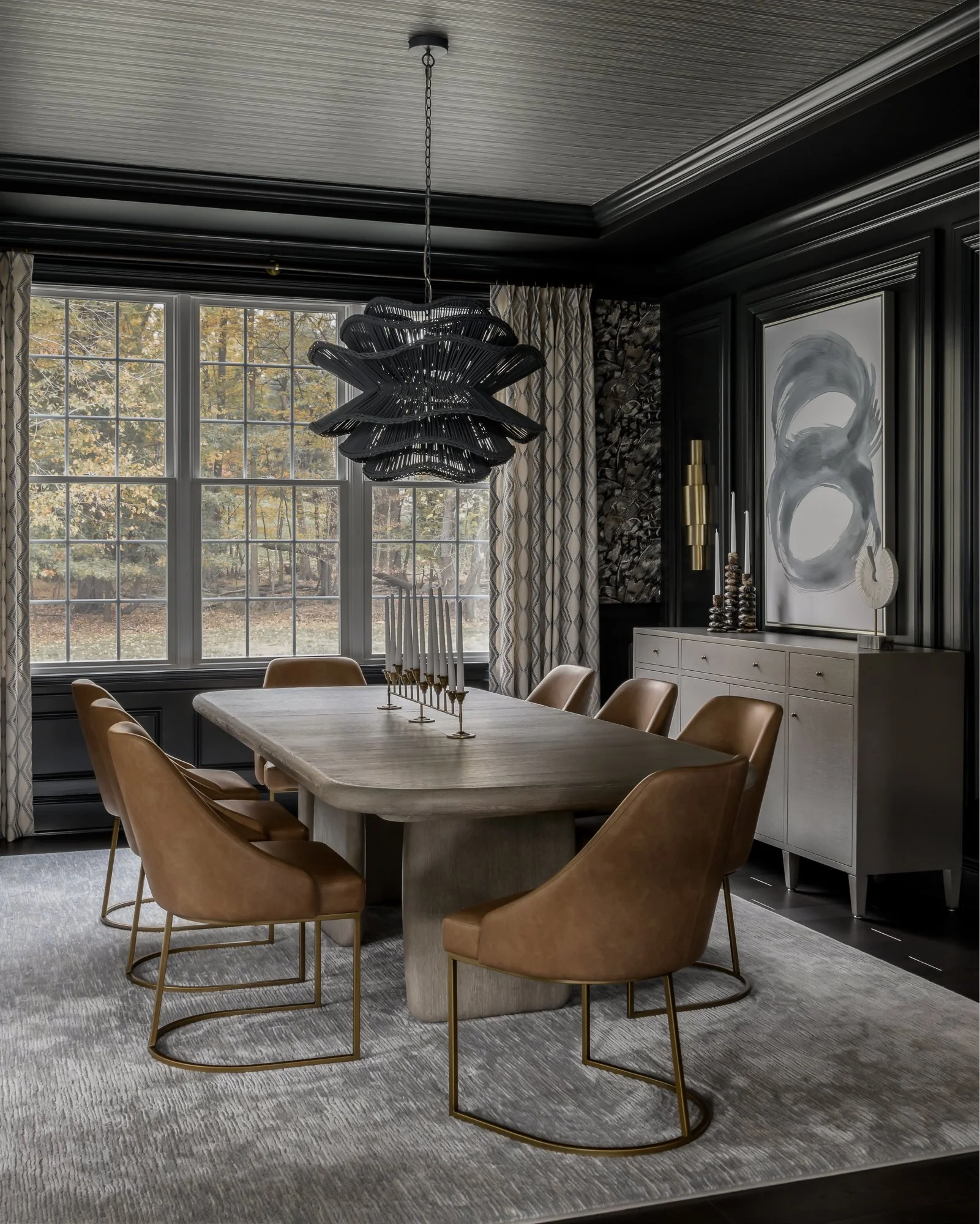 Bold, colorful interior design transforming a builder-grade home in the Bright & Bold at Noble project by Melissa’s Designs.