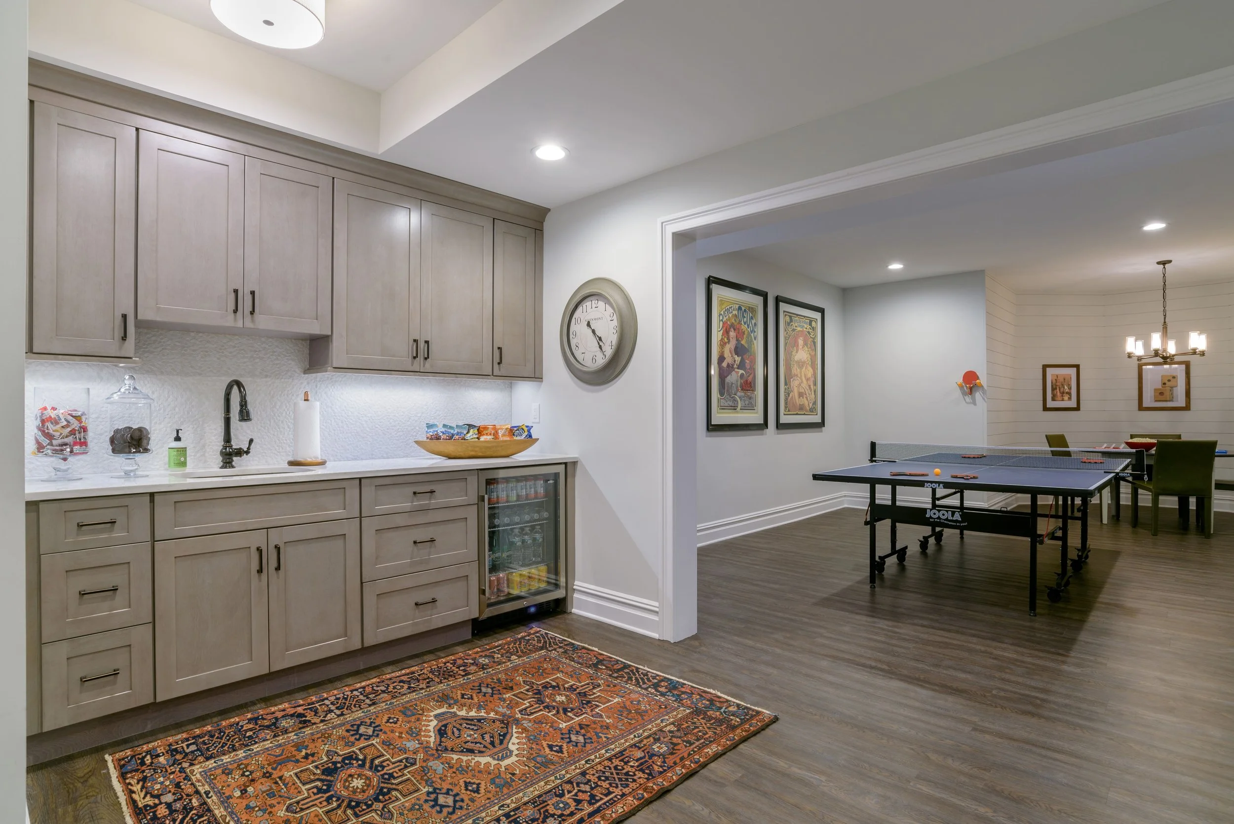 Family-friendly, elevated interior design in the Charming on Charnwood project by Melissa’s Designs.