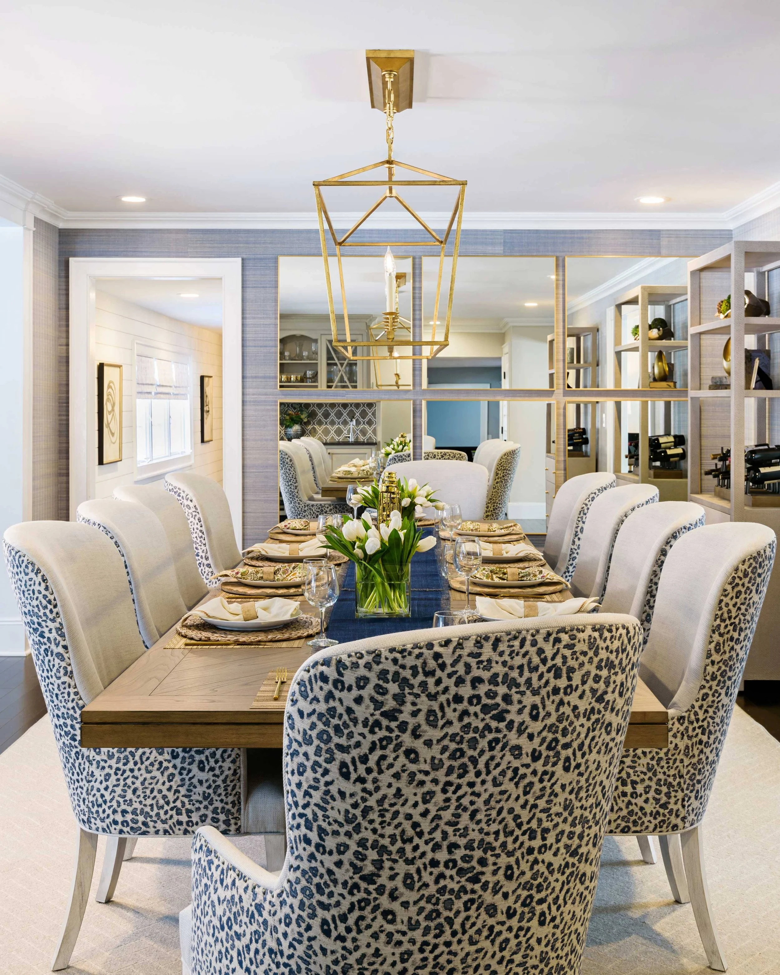 Warm, refined interiors with playful touches in the Refined on Richard project by Melissa’s Designs.