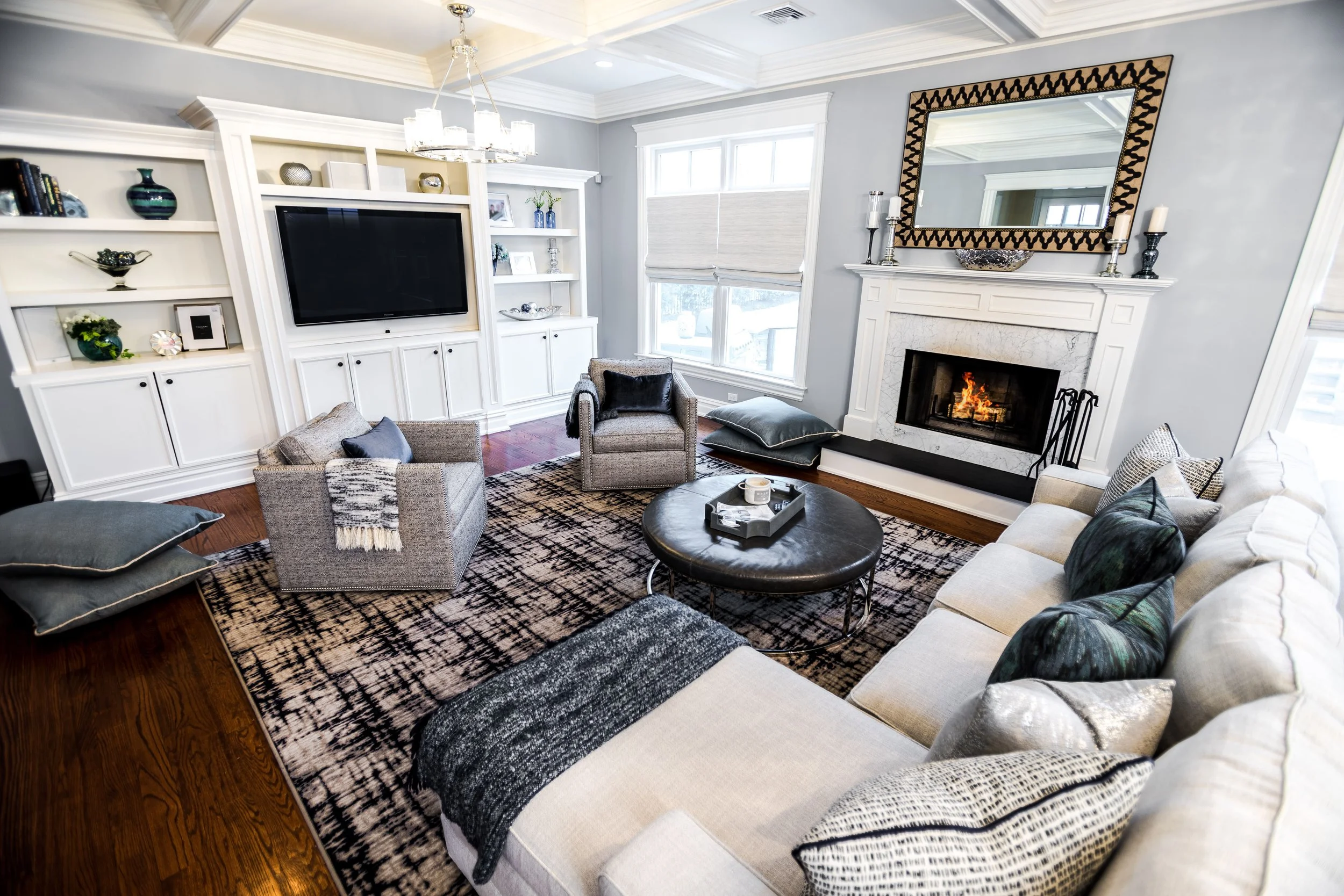 Family-friendly, elevated interior design in the Charming on Charnwood project by Melissa’s Designs.