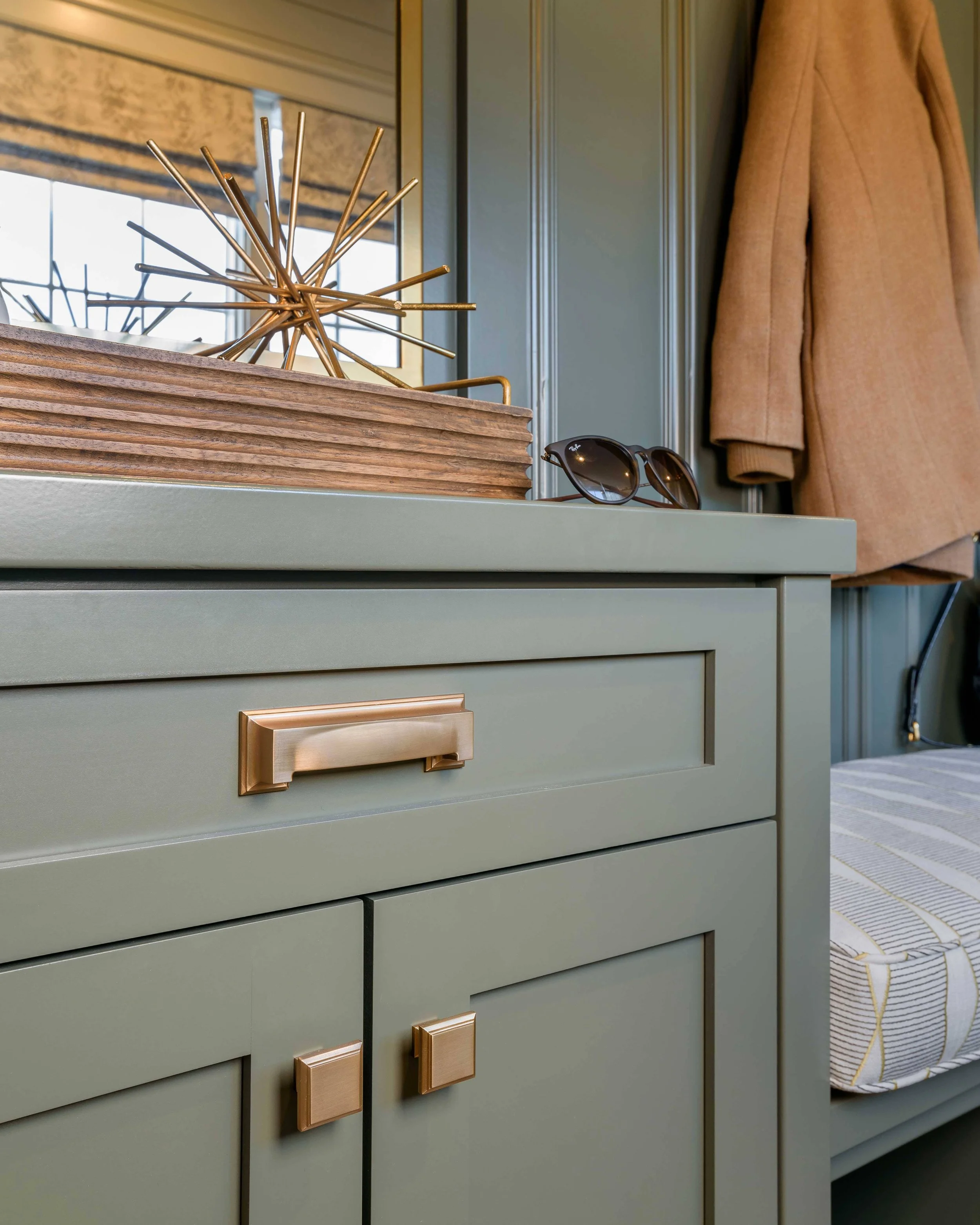 Warm, refined interiors with playful touches in the Refined on Richard project by Melissa’s Designs.