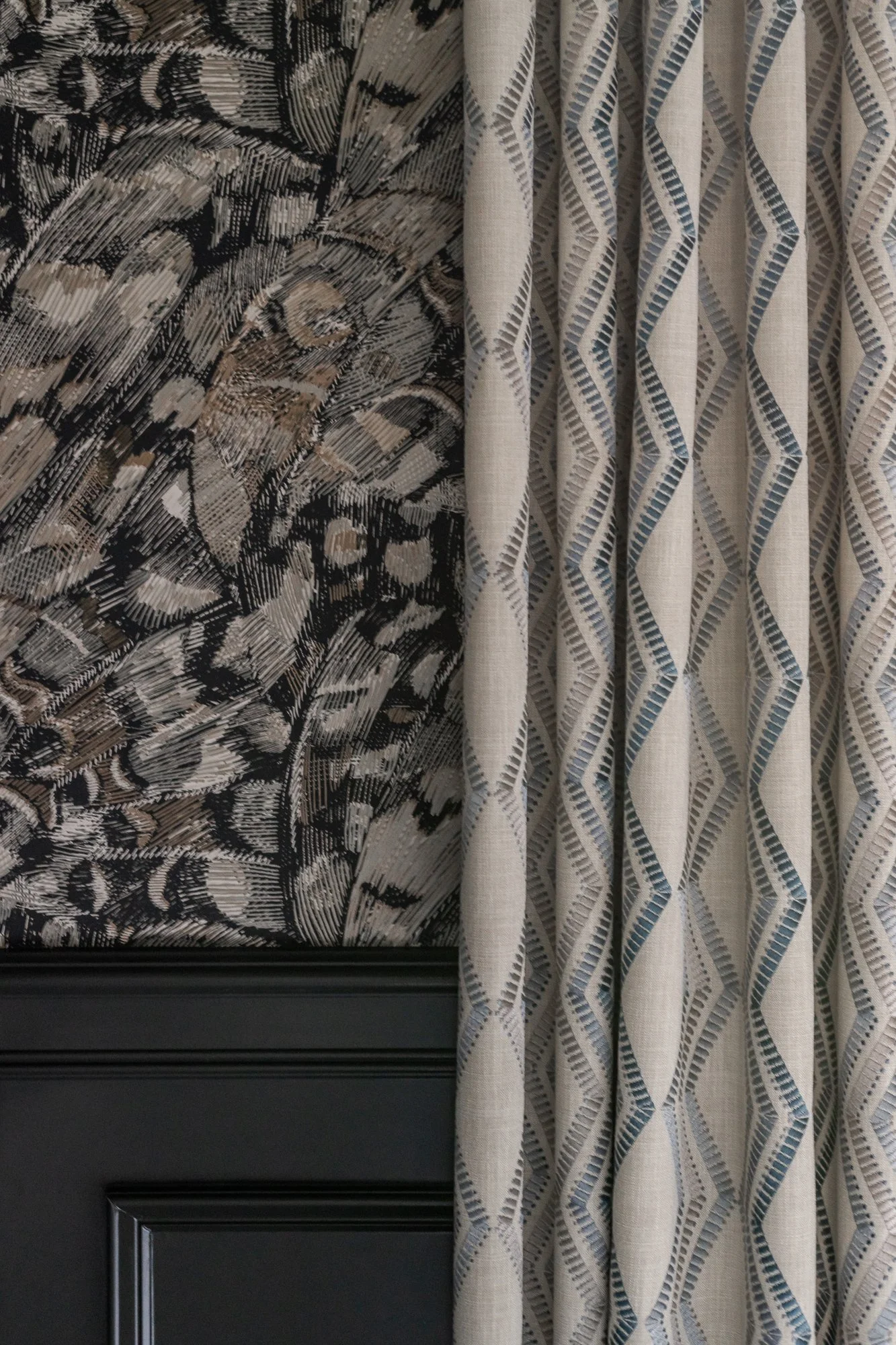 Bold, colorful interior design transforming a builder-grade home in the Bright & Bold at Noble project by Melissa’s Designs.