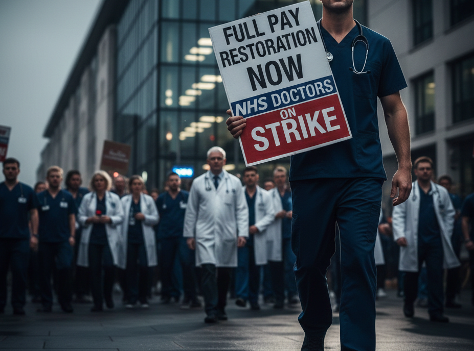Doctors’ five-day strike in England is set to hit the NHS just before Christmas