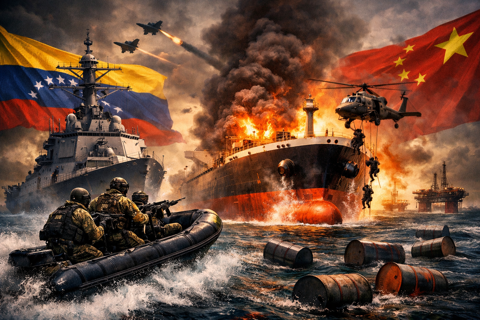 US–Venezuela maritime crackdown jolts markets as tanker seizures disrupt oil flows