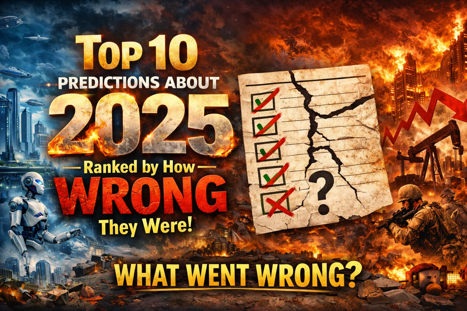 Top 10 Predictions About 2025, Ranked by How Wrong They Were