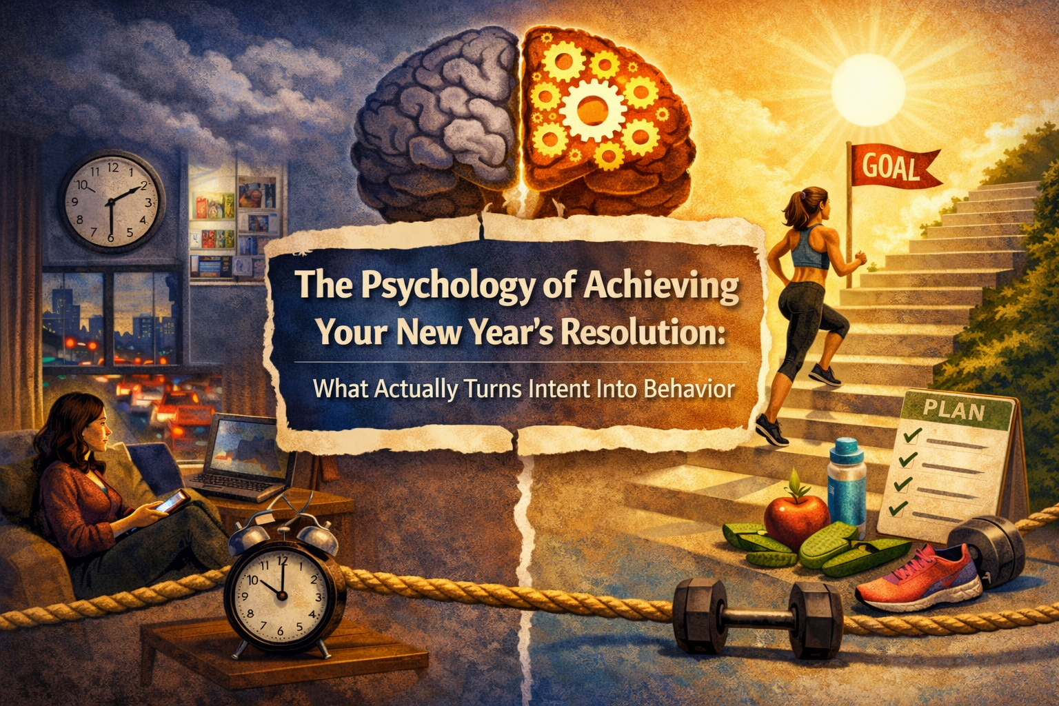 The Psychology of Achieving Your New Year’s Resolution: What Actually Turns Intent Into Behavior