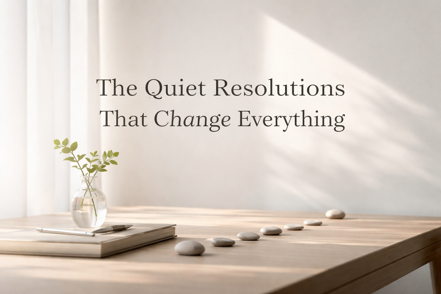 The Quiet Resolutions That Change Everything: 10 High-Impact Rules