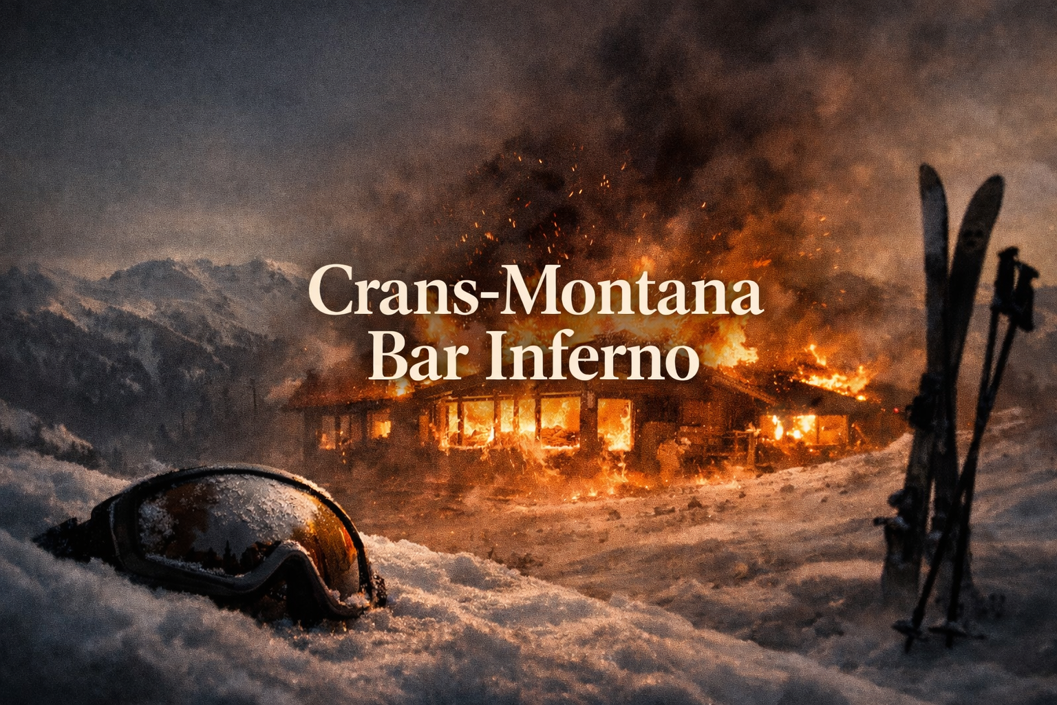 Crans-Montana bar fire: Around 40 are feared dead after a New Year’s Eve blaze in a Swiss ski resort.