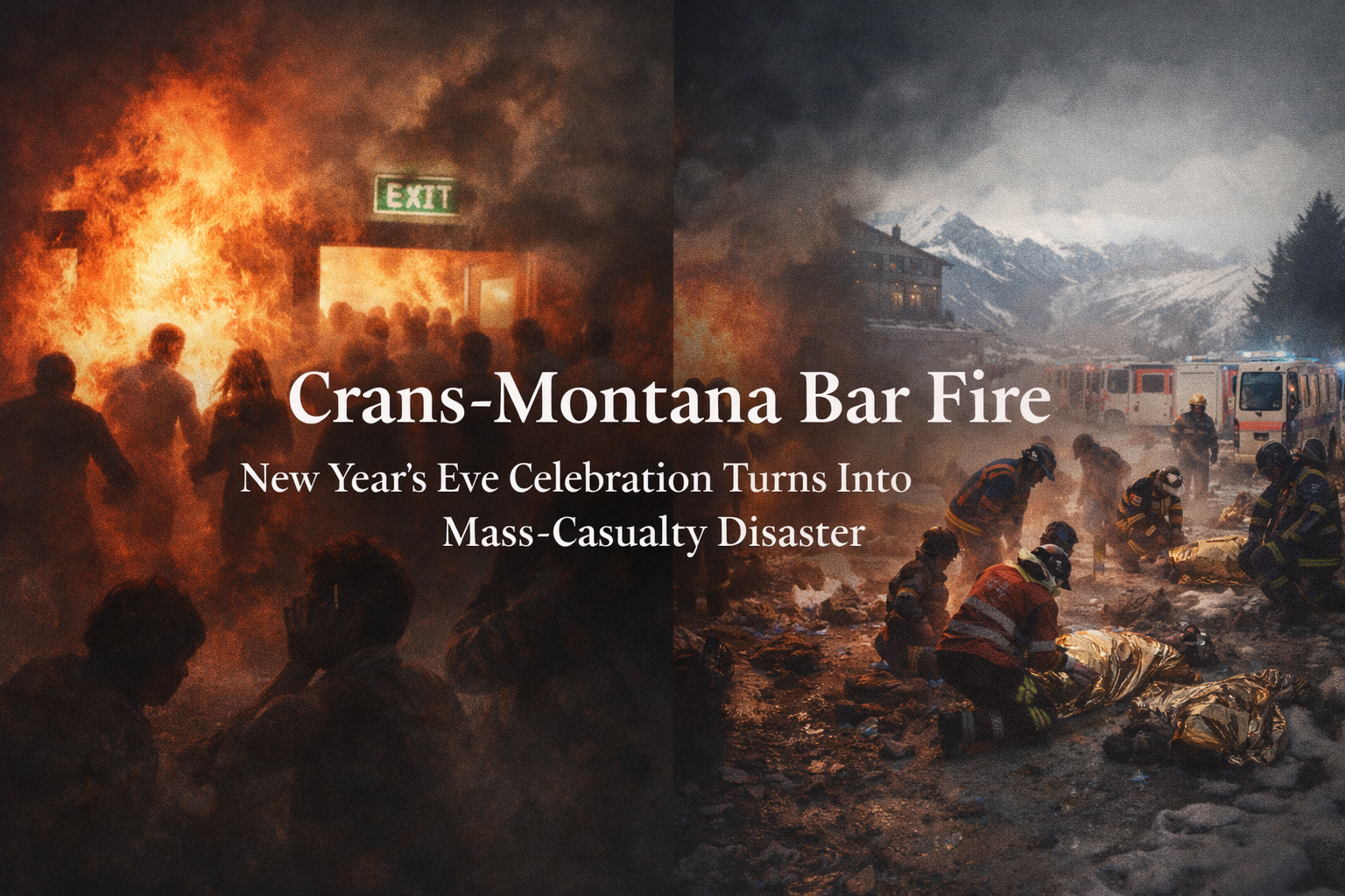 Crans-Montana bar fire: New Year’s Eve celebration turns into mass-casualty disaster