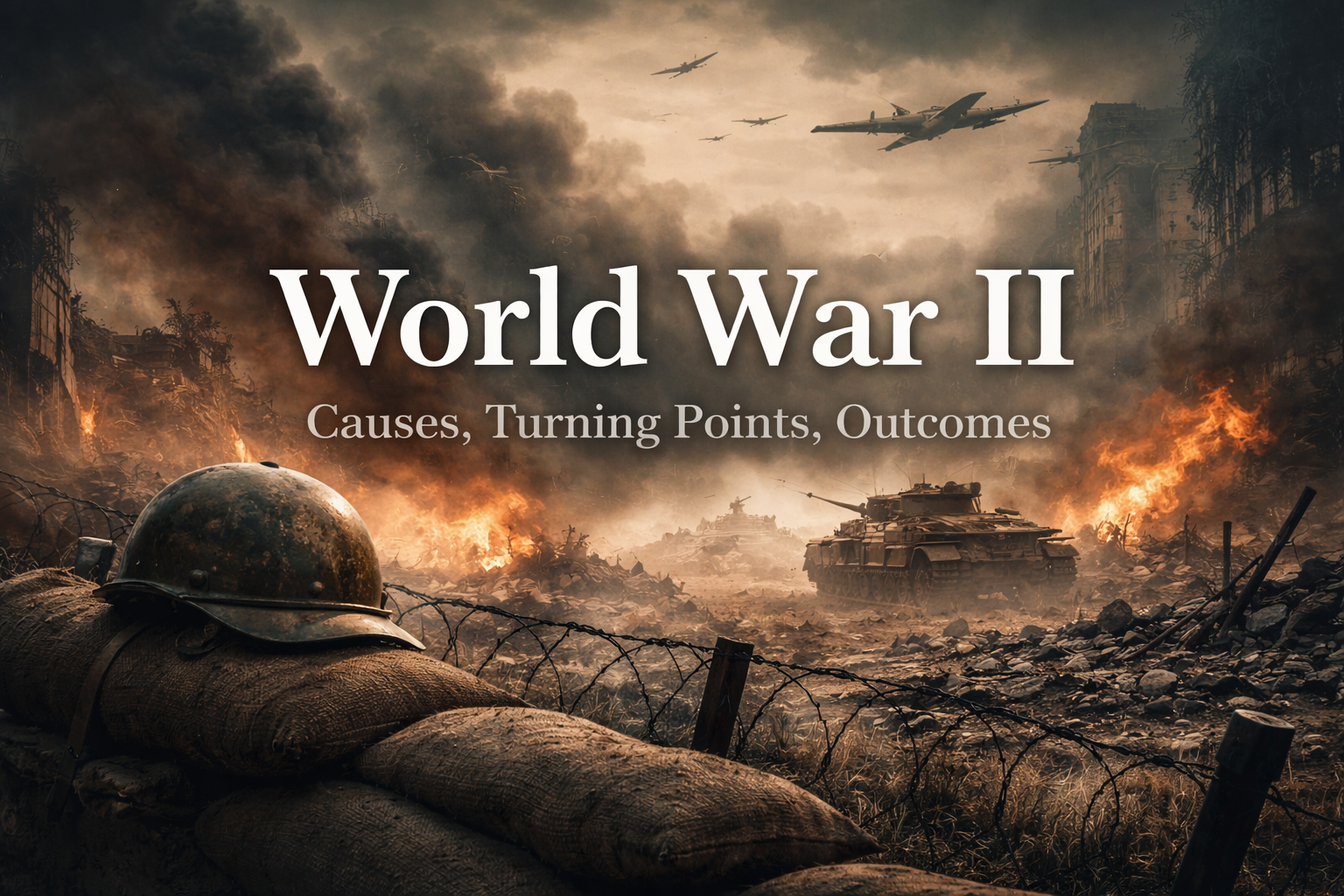 World War Two Causes, Turning Points, Outcomes