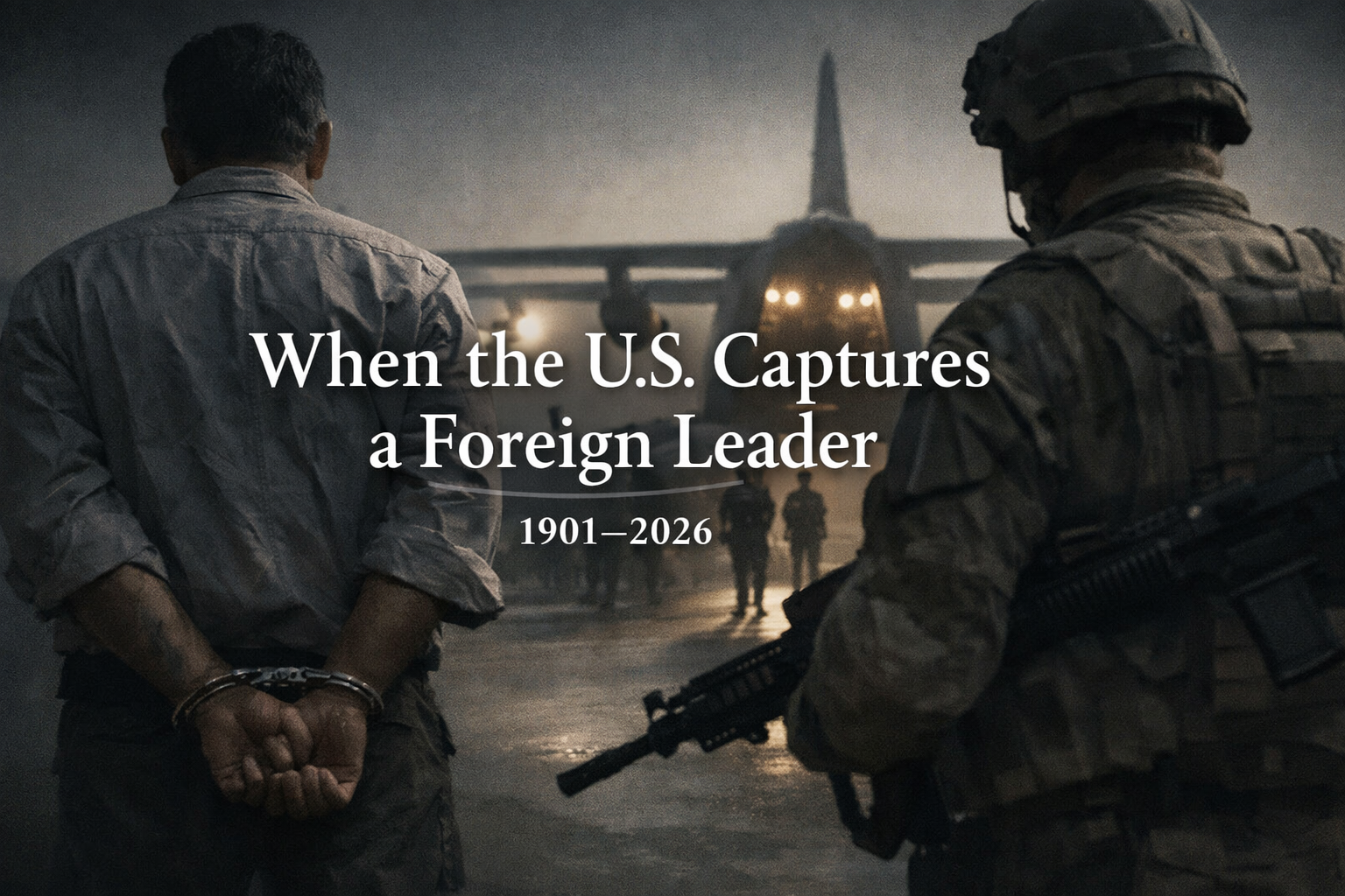 Has the United States Ever Captured Another Country’s Leader? A Short History of U.S. Seizures of Foreign Rulers (1901–2026)